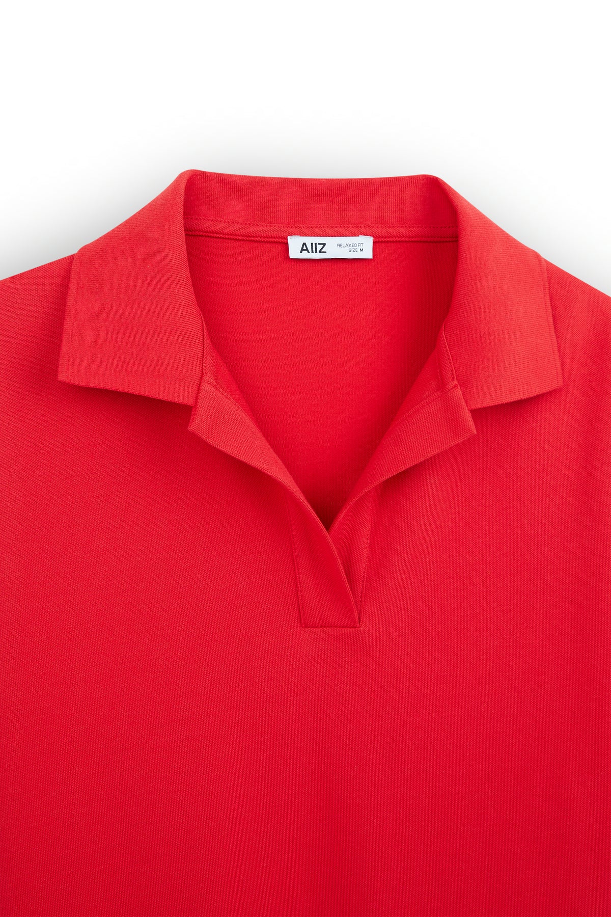AIIZ Women's V-Neck Polo Shirt