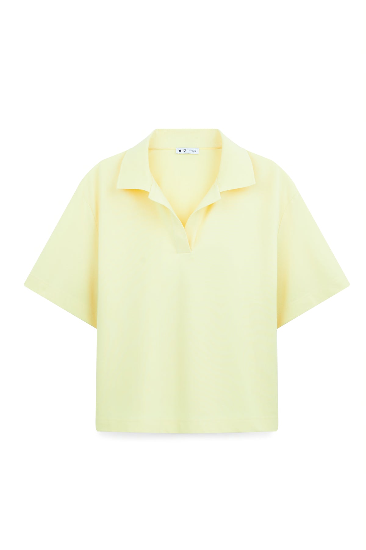 AIIZ Women's V-Neck Polo Shirt