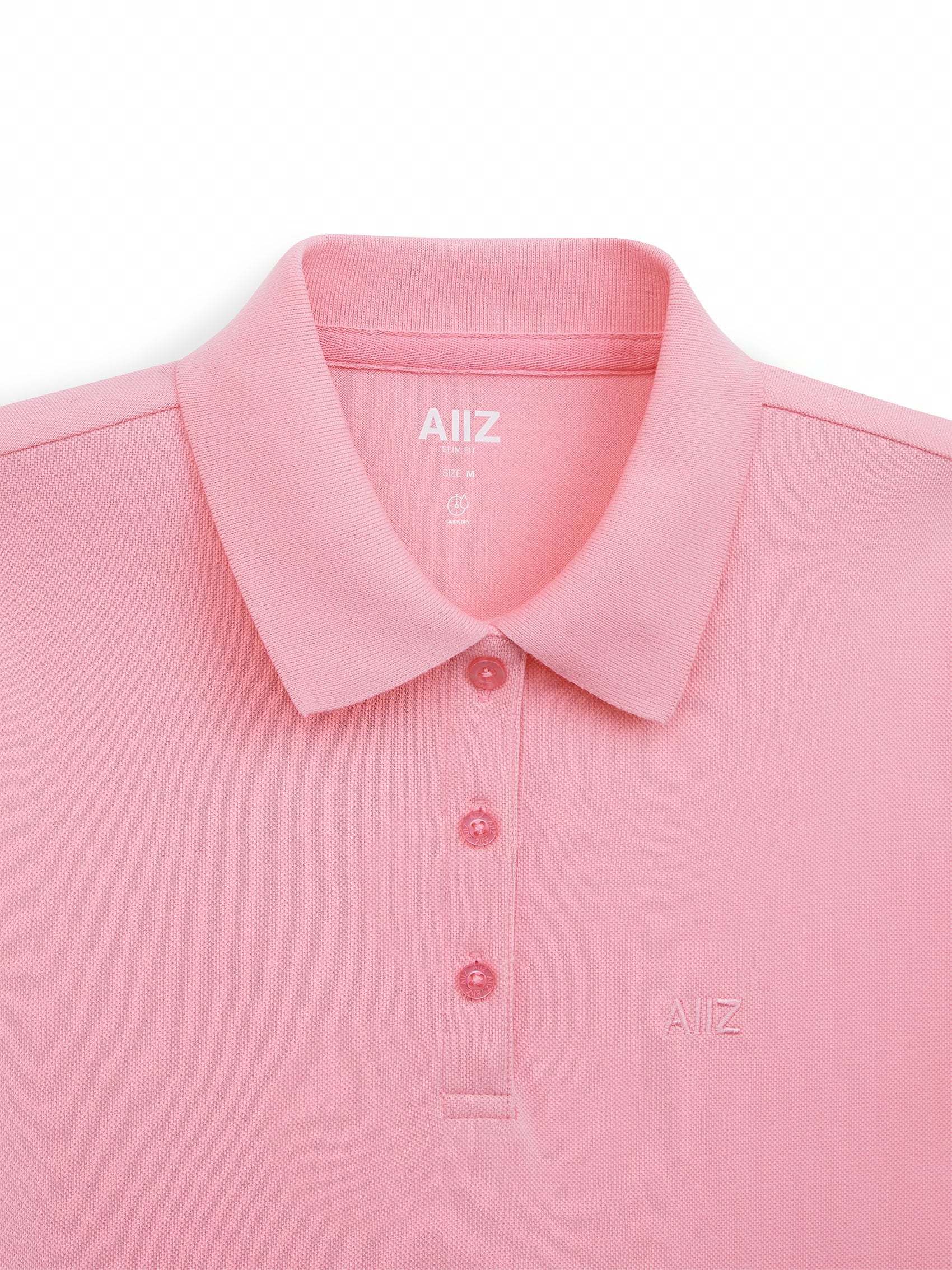 AIIZ Women’s Logo Polo Shirt Cotton Polyester