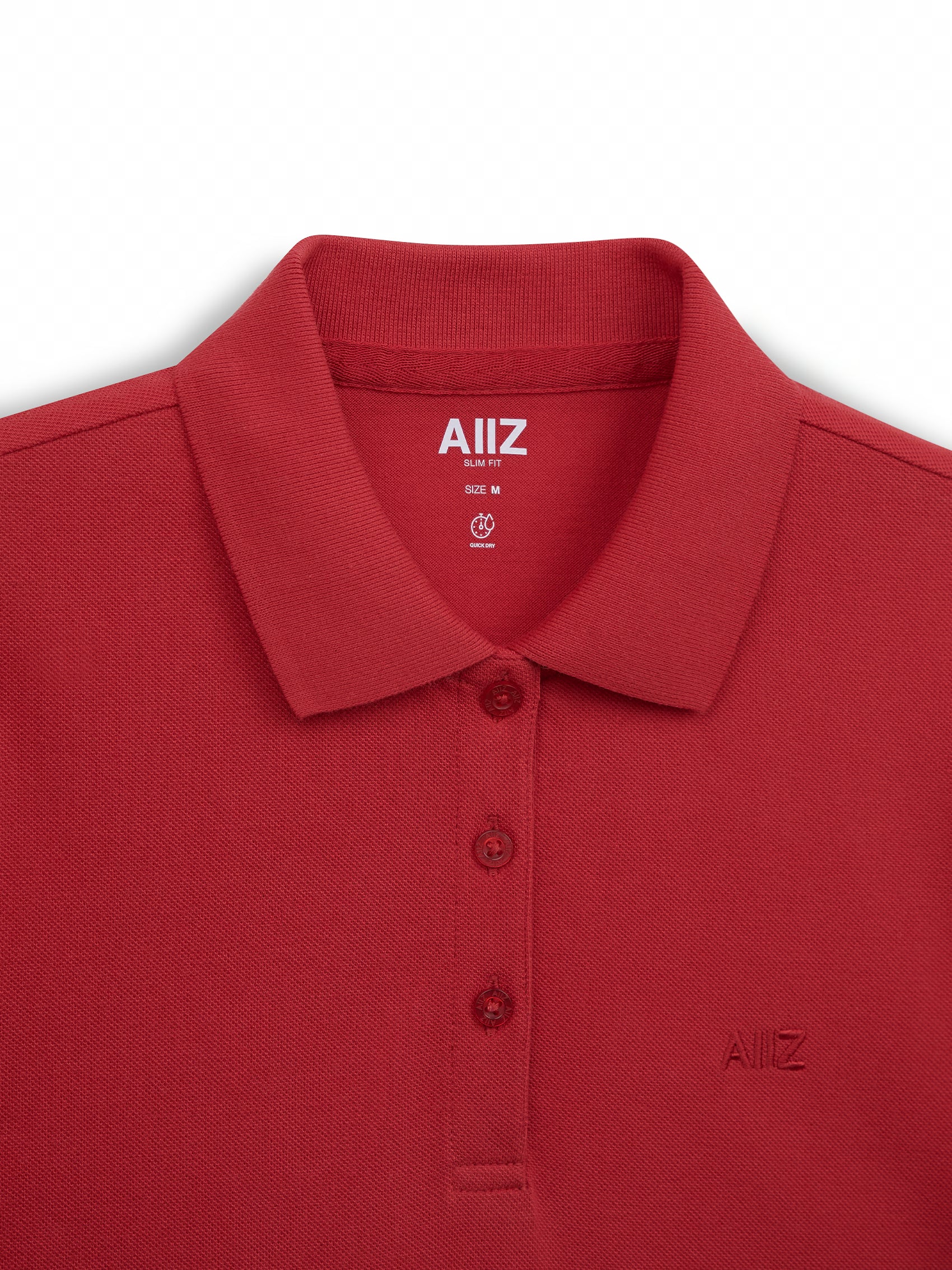 AIIZ Women’s Logo Polo Shirt Cotton Polyester
