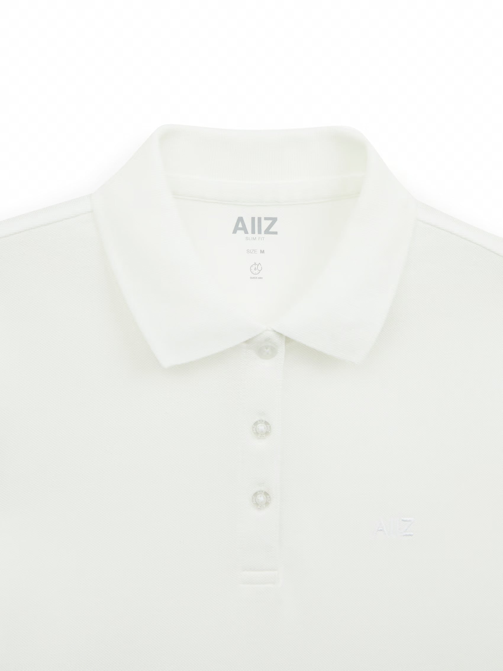 AIIZ Women’s Logo Polo Shirt Cotton Polyester