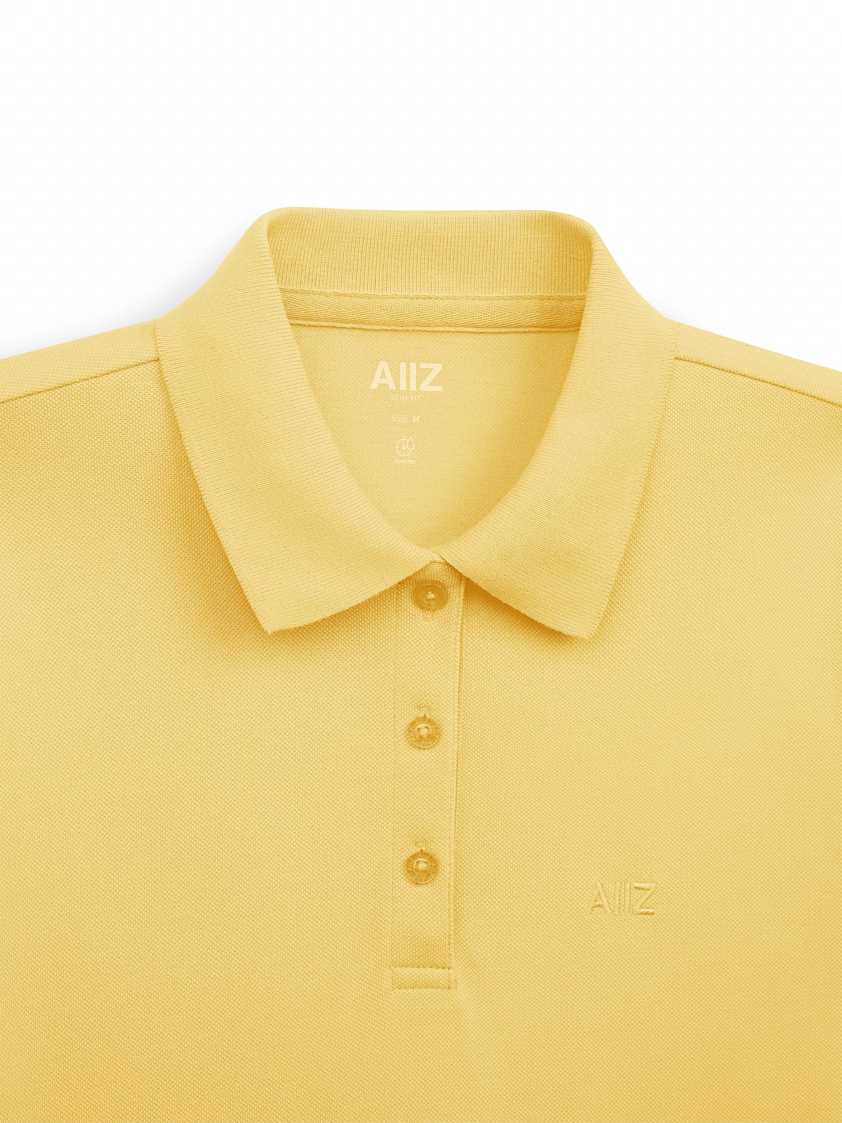 AIIZ Women’s Logo Polo Shirt Cotton Polyester