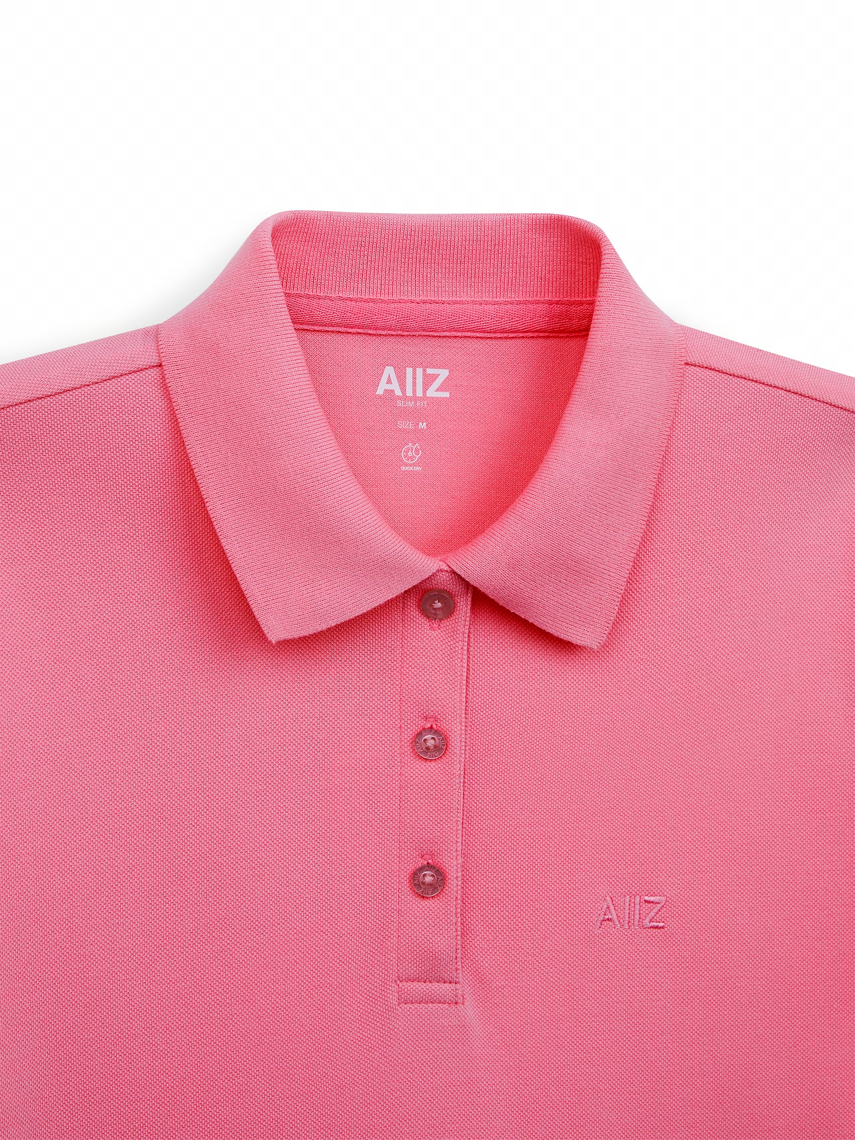 AIIZ Women’s Logo Polo Shirt Cotton Polyester