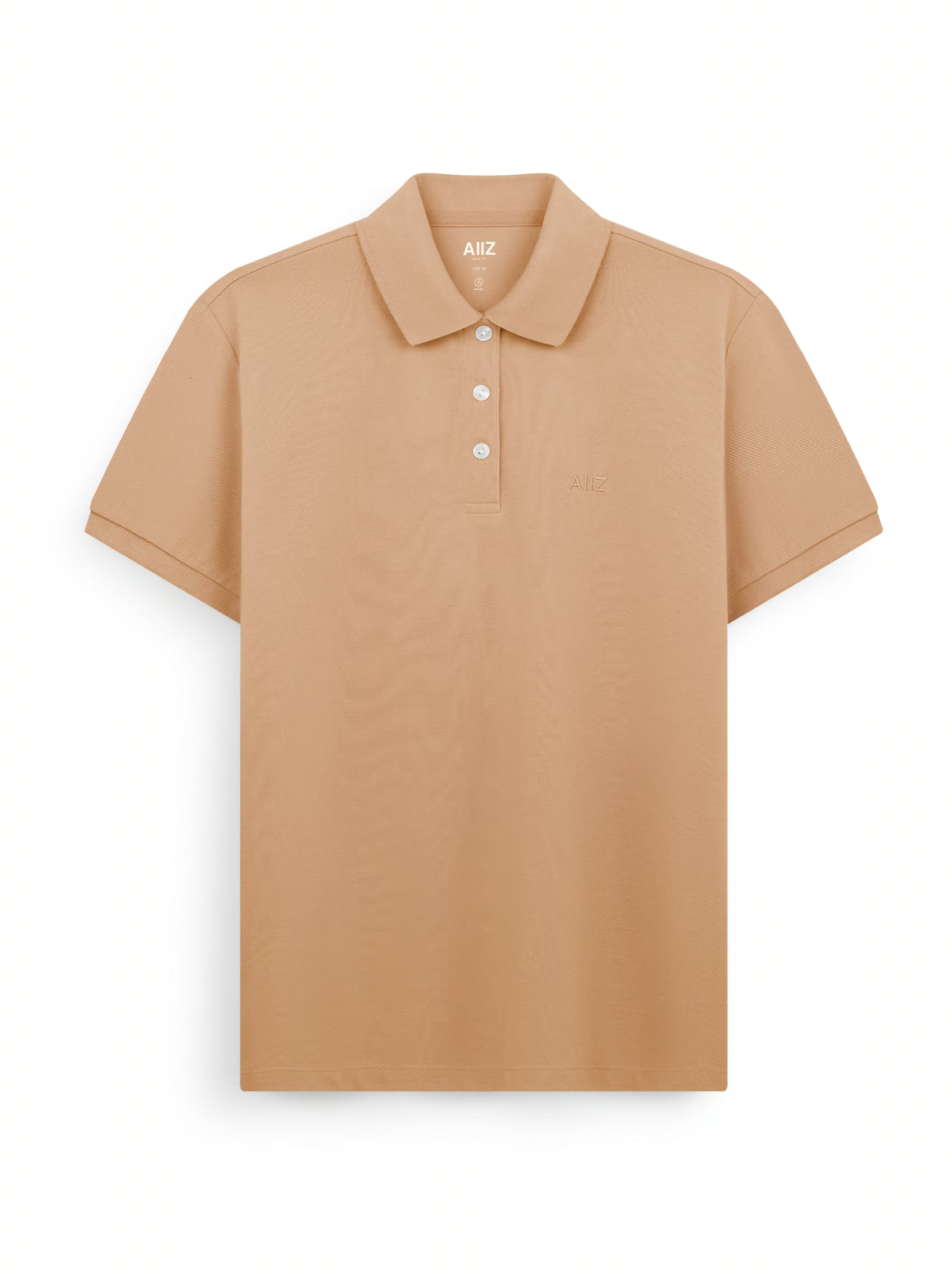 AIIZ Women’s Logo Polo Shirt Cotton Polyester