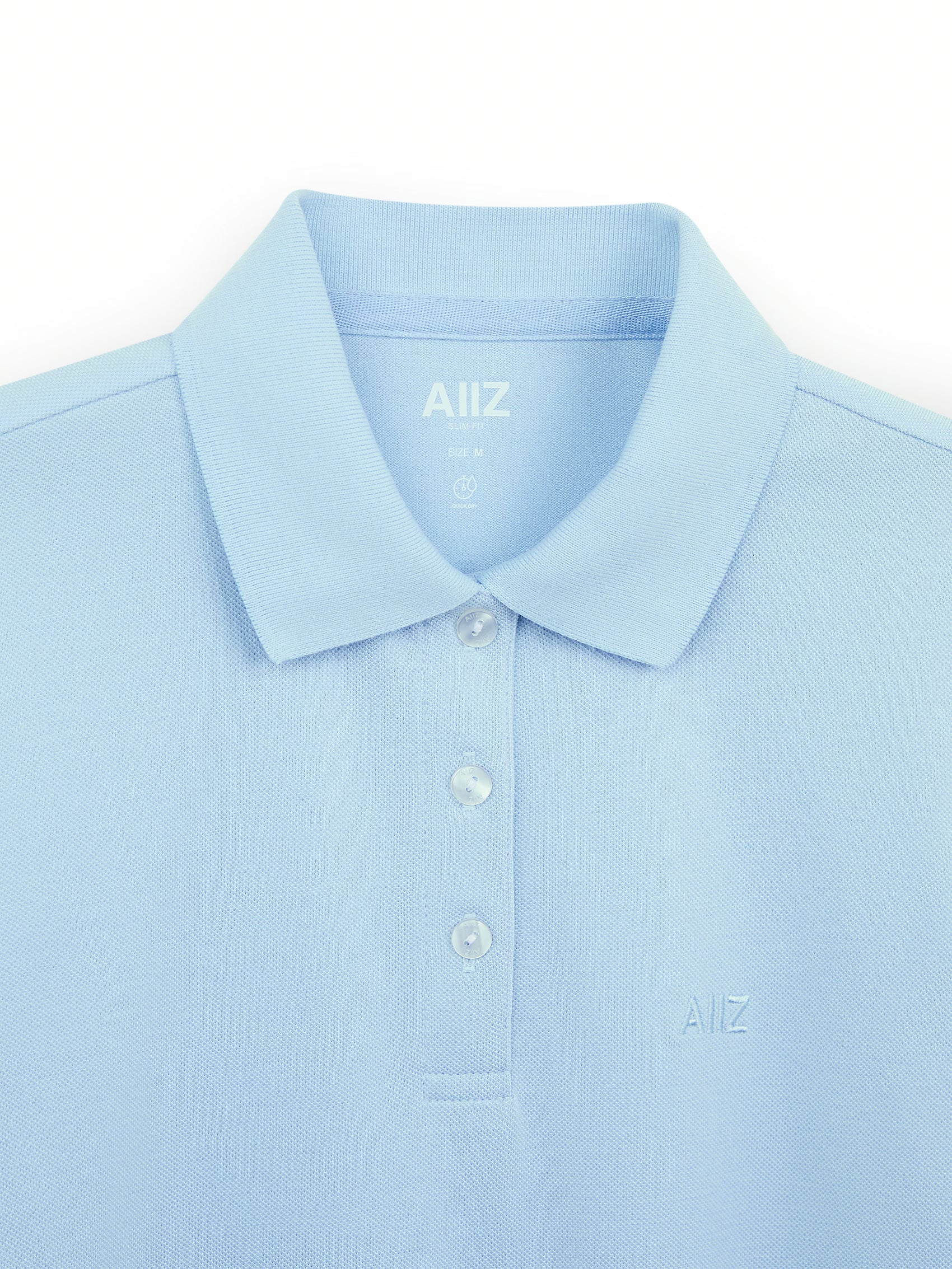 AIIZ Women’s Logo Polo Shirt Cotton Polyester