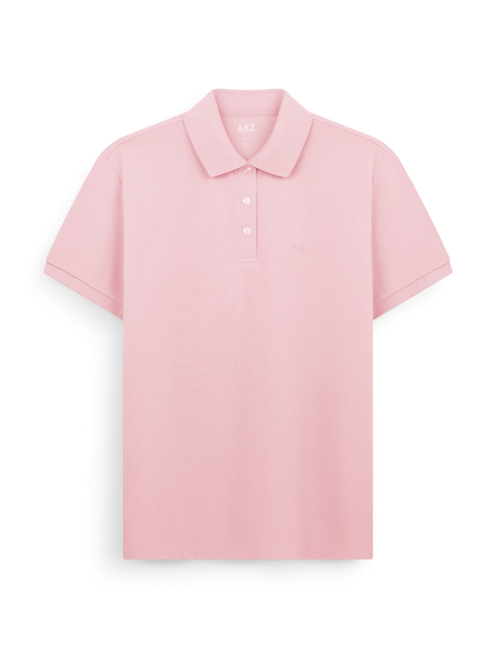 AIIZ Women’s Logo Polo Shirt Cotton Polyester