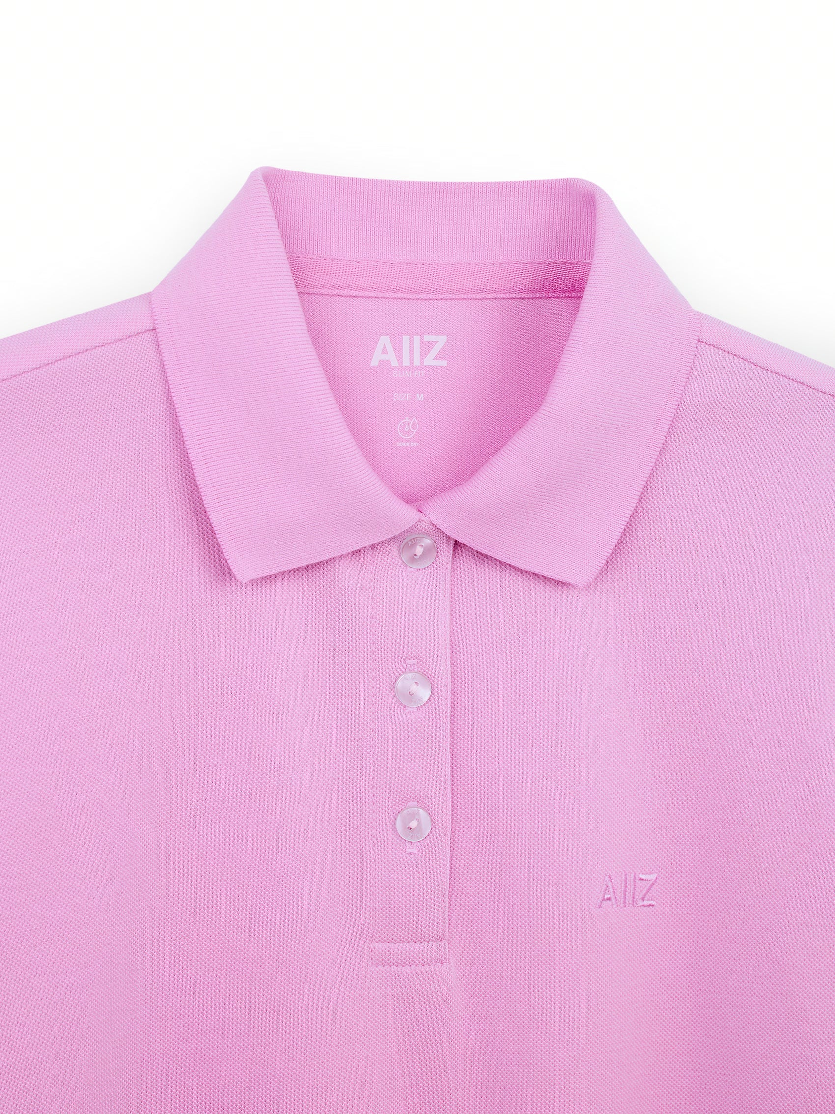 AIIZ Women’s Logo Polo Shirt Cotton Polyester
