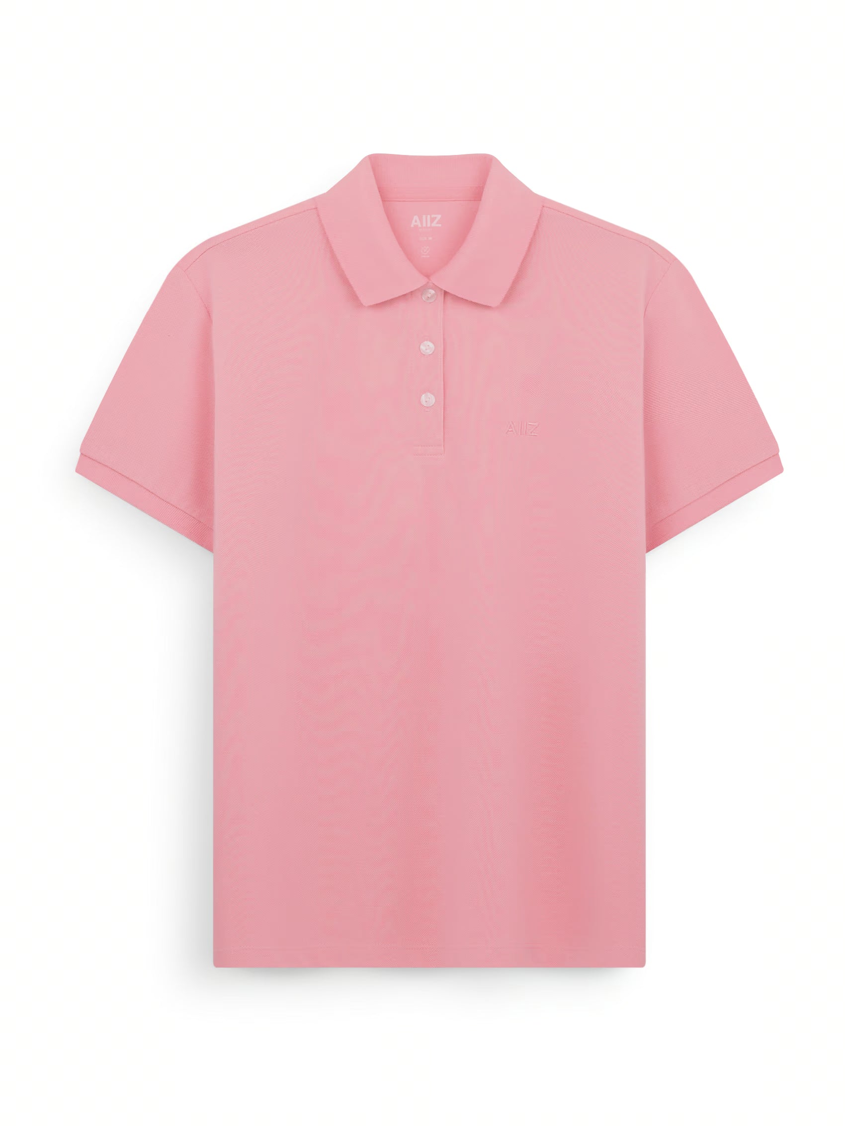 AIIZ Women’s Logo Polo Shirt Cotton Polyester