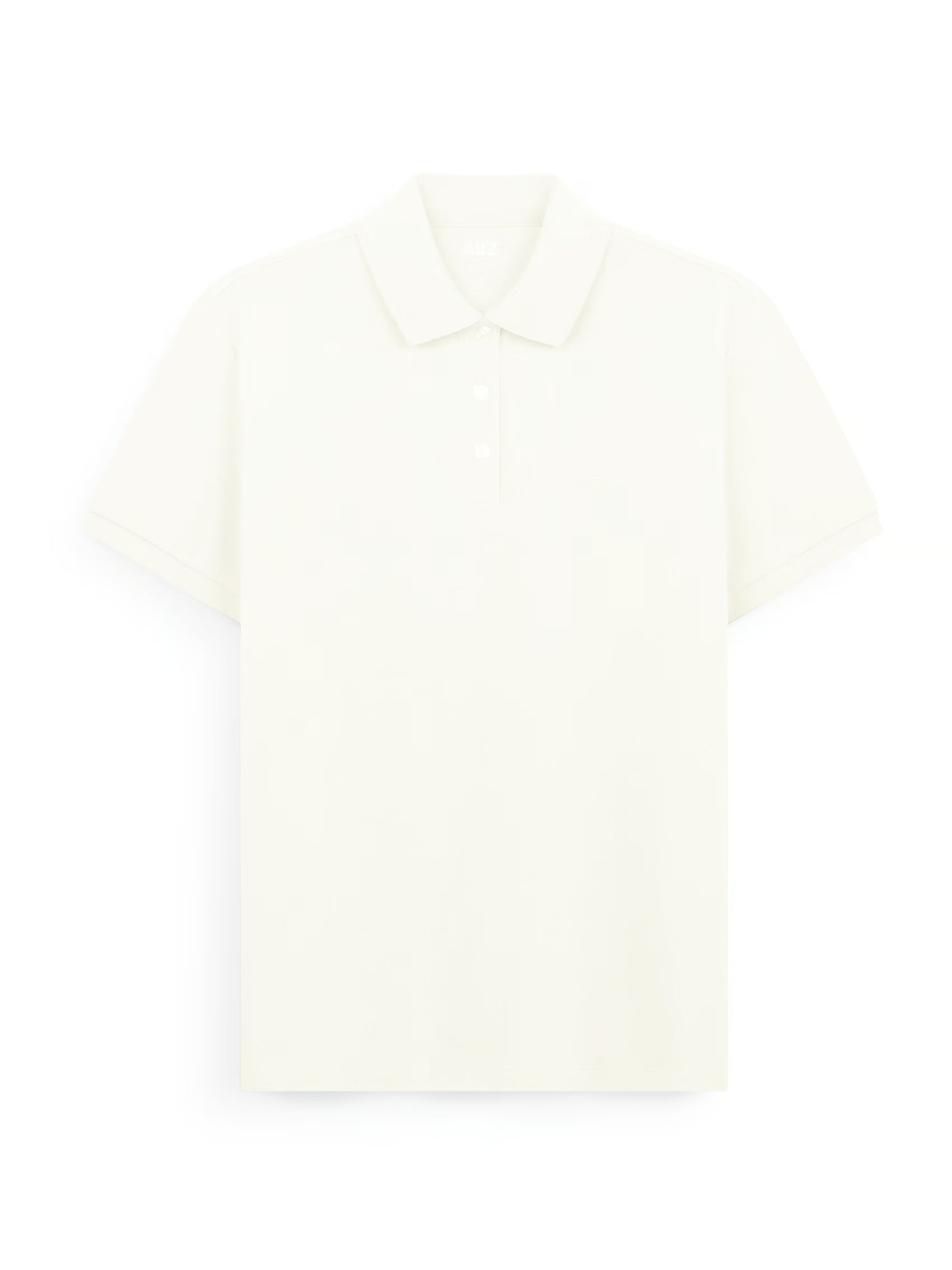 AIIZ Women’s Logo Polo Shirt Cotton Polyester (White / S)