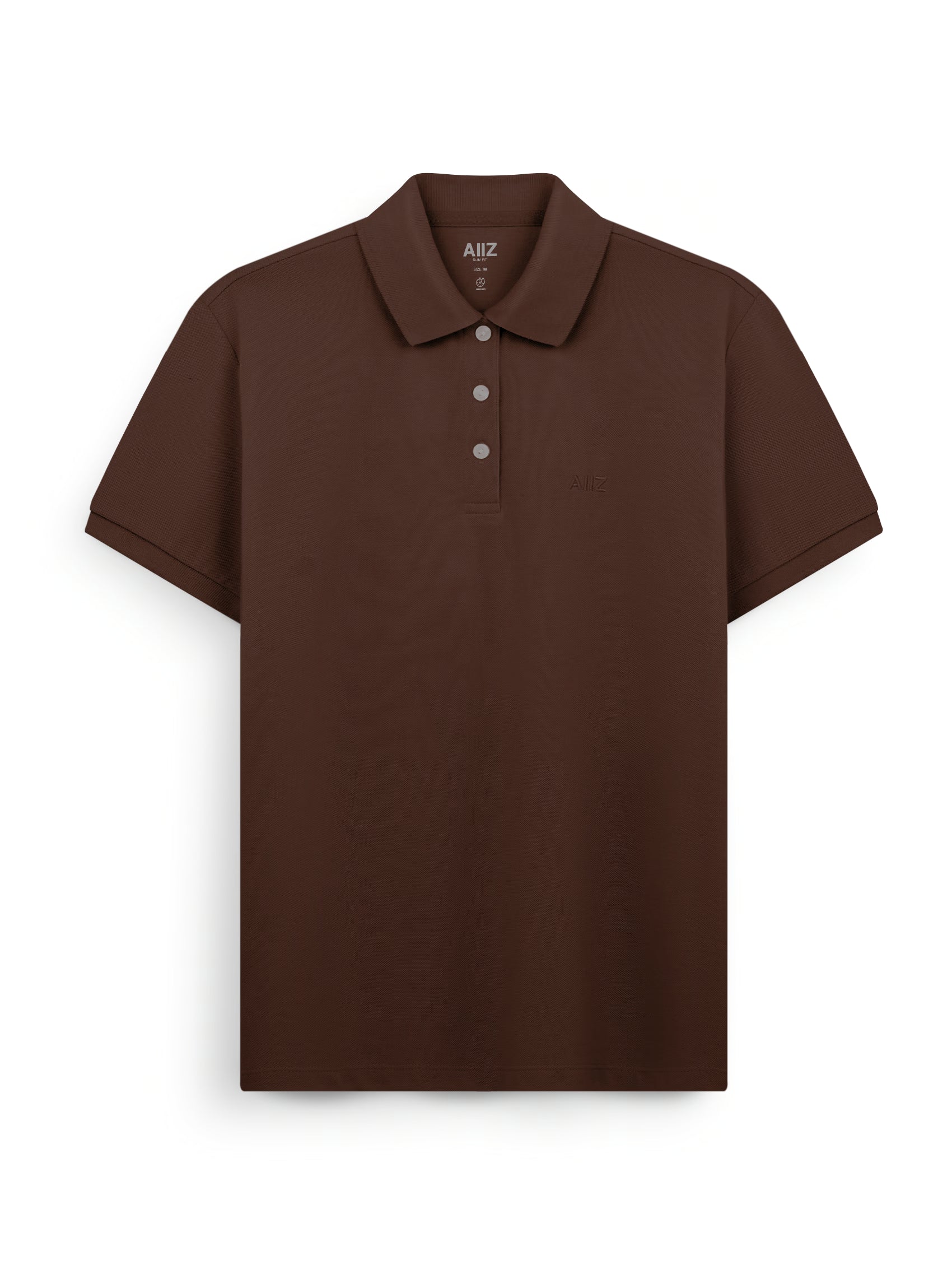 AIIZ Women’s Logo Polo Shirt Cotton Polyester