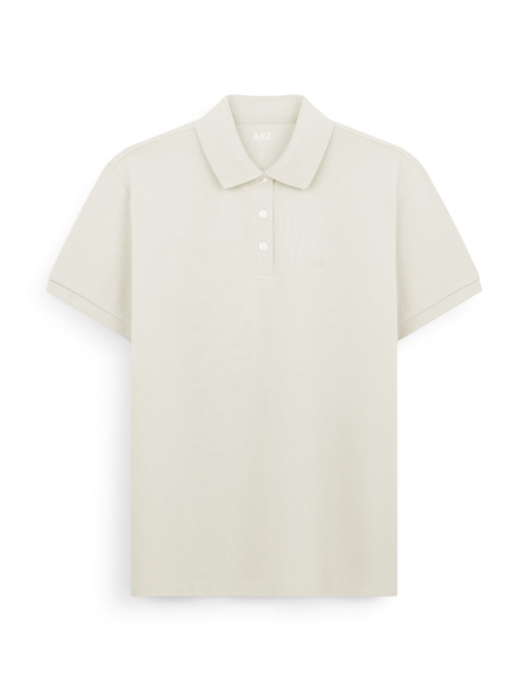 AIIZ Women’s Logo Polo Shirt Cotton Polyester