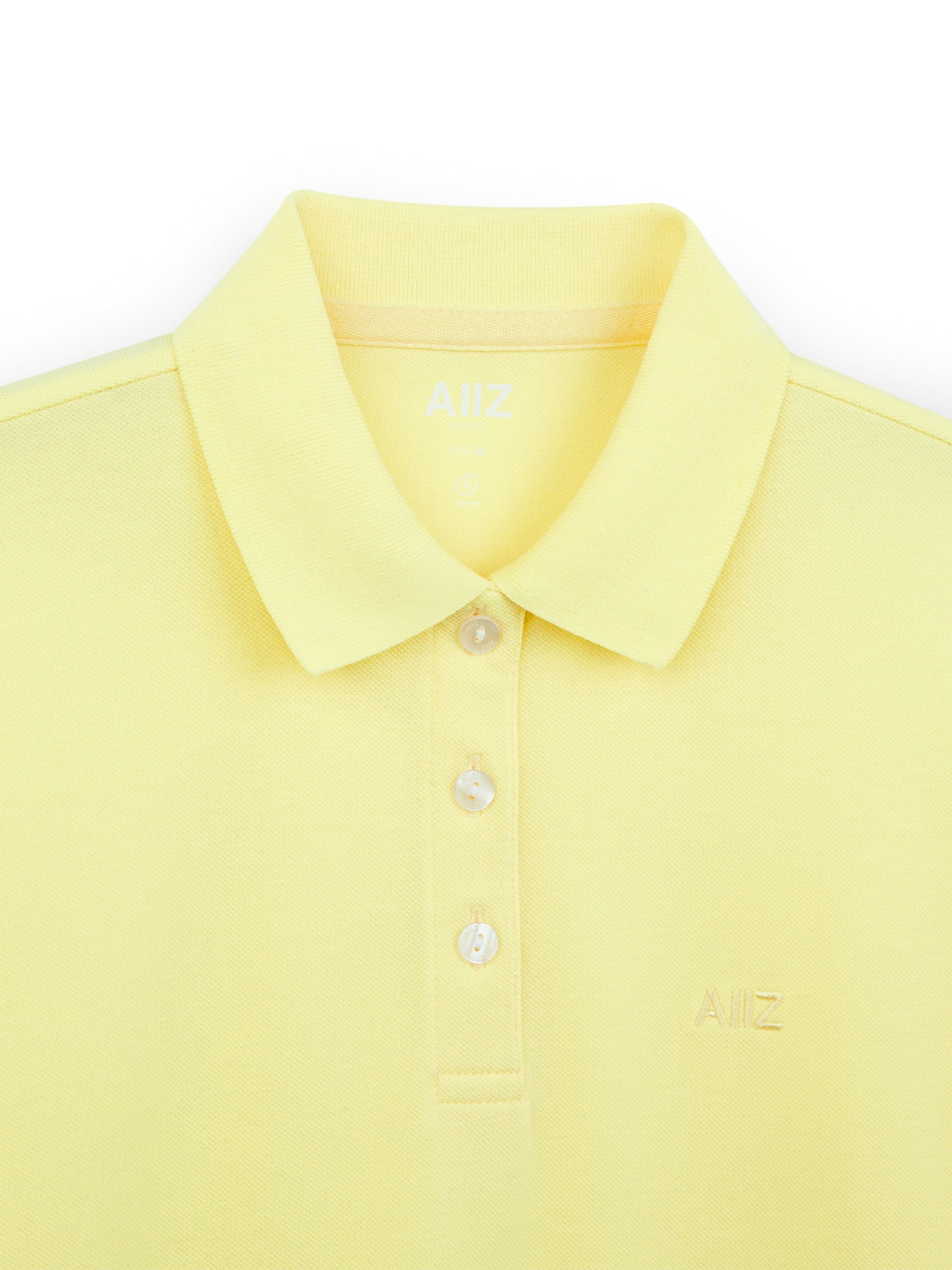 AIIZ Women’s Logo Polo Shirt Cotton Polyester