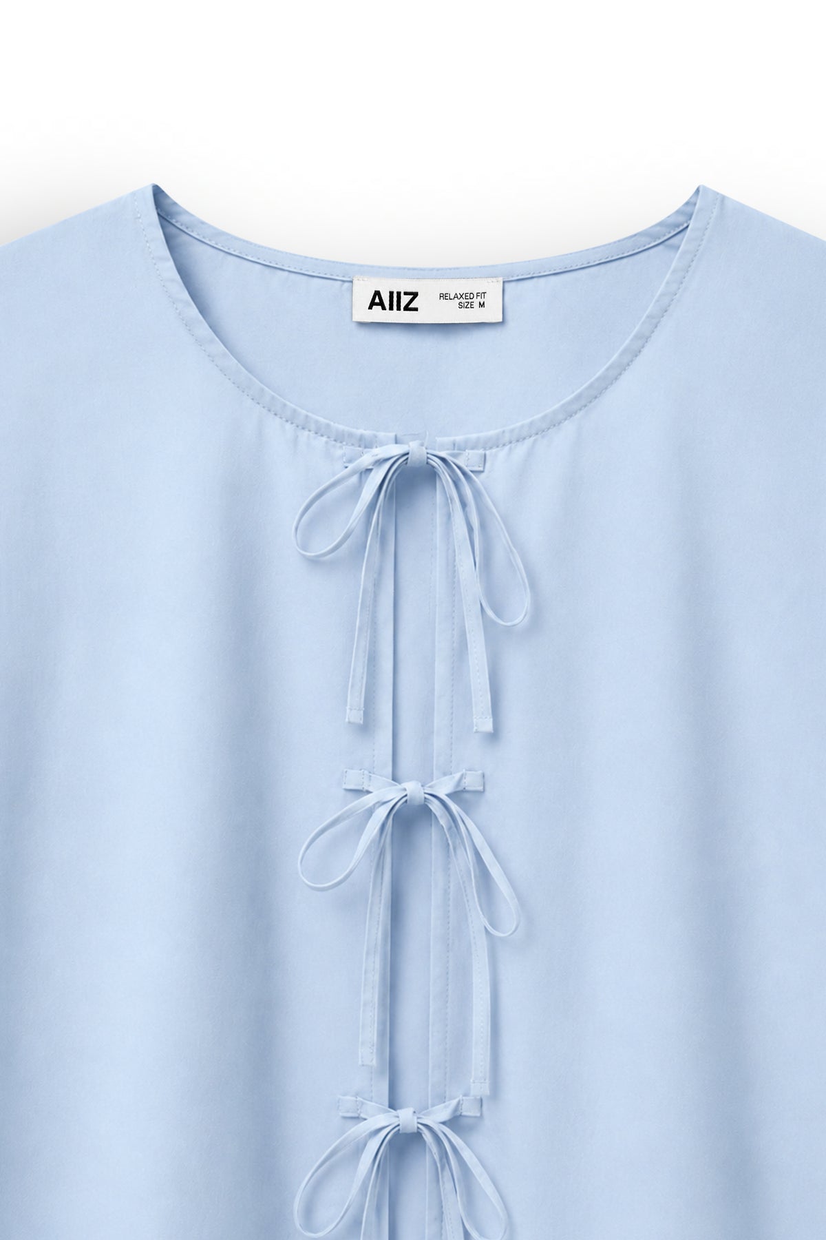 AIIZ Women's Short Sleeve Blouse with ruffles