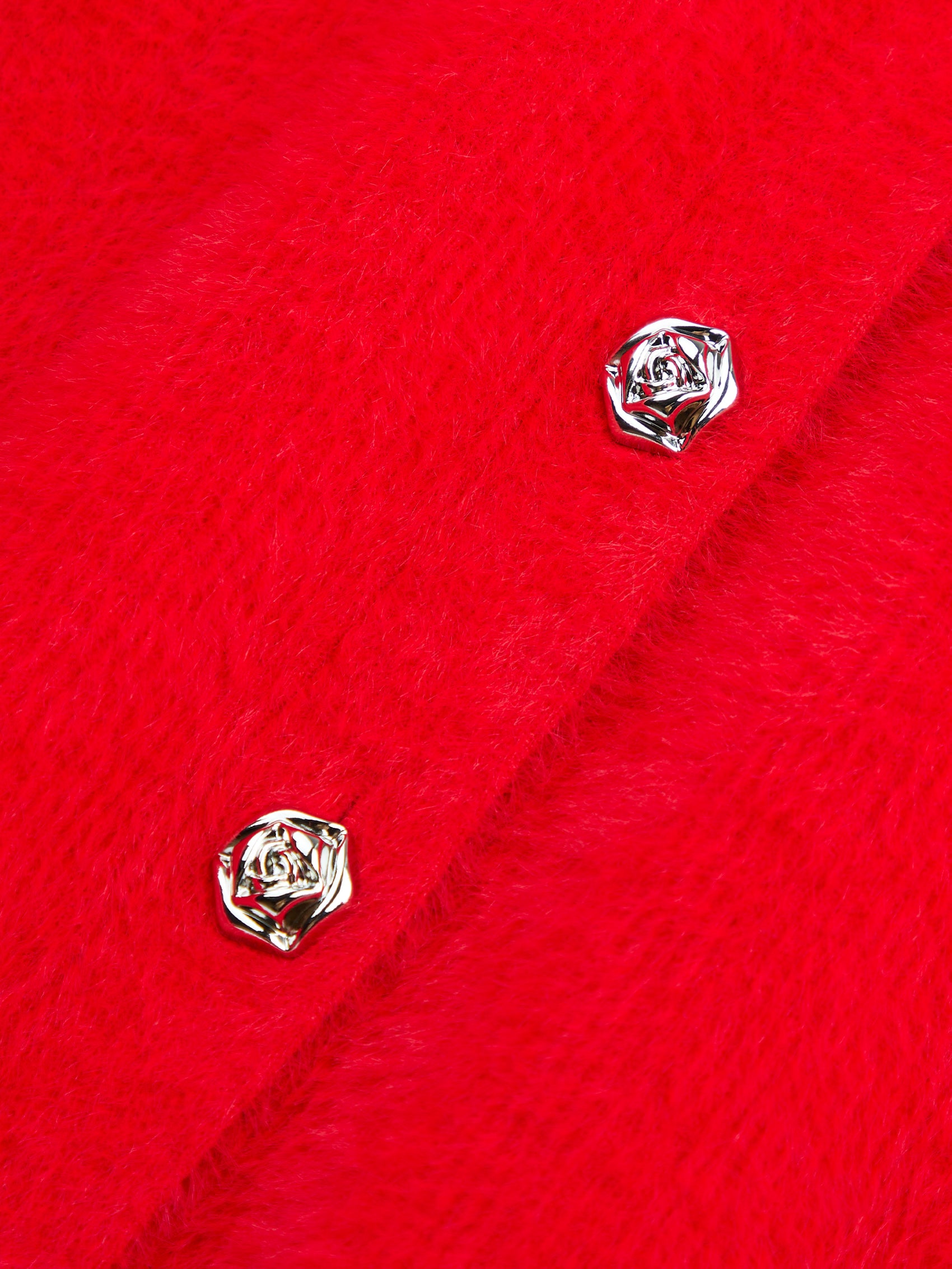 AIIZ Women's Fluffy Cardigan