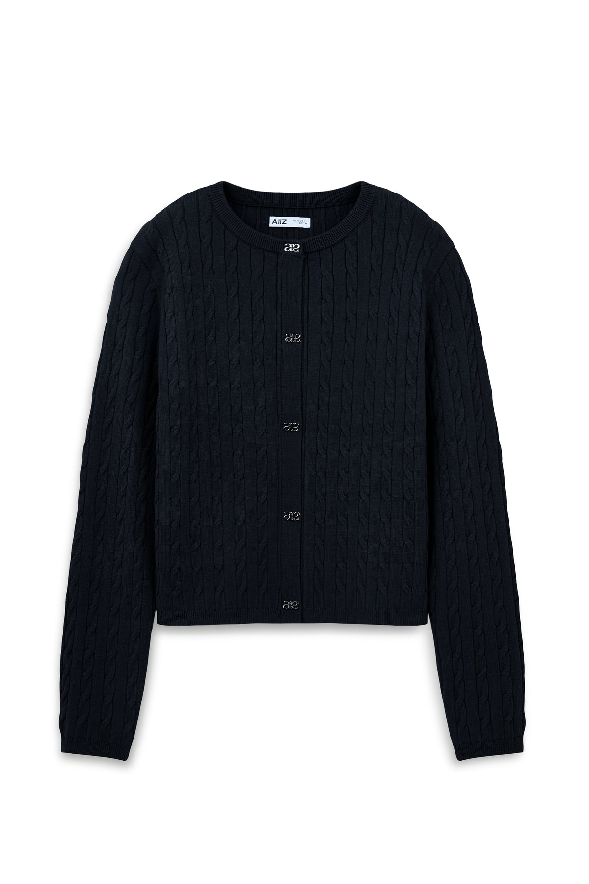 Women's Urban Weaver Cable Knit Cardigan (Navy / S)
