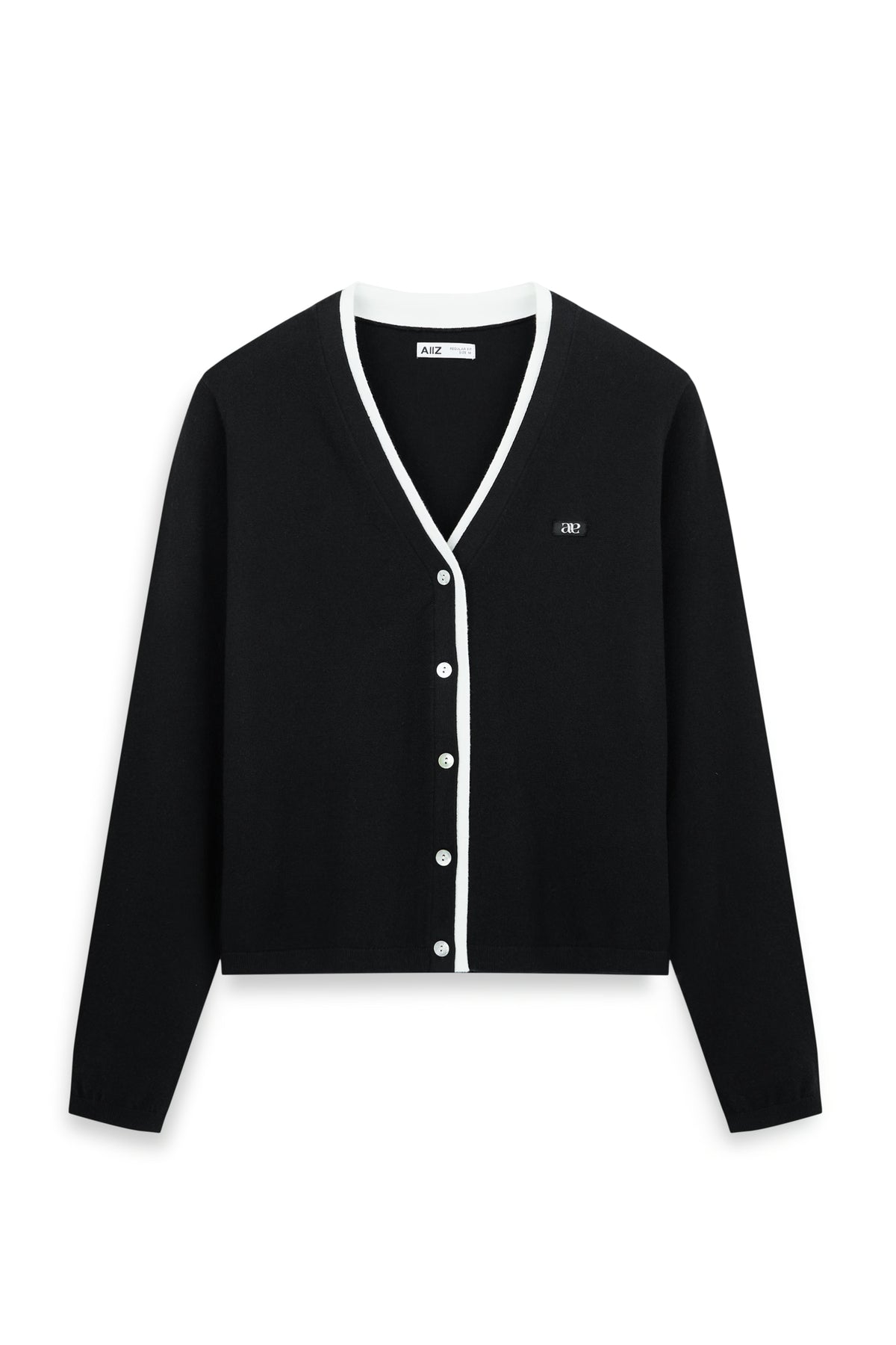 Women's Double Layered V-Neck Layer-Effect Cardigan