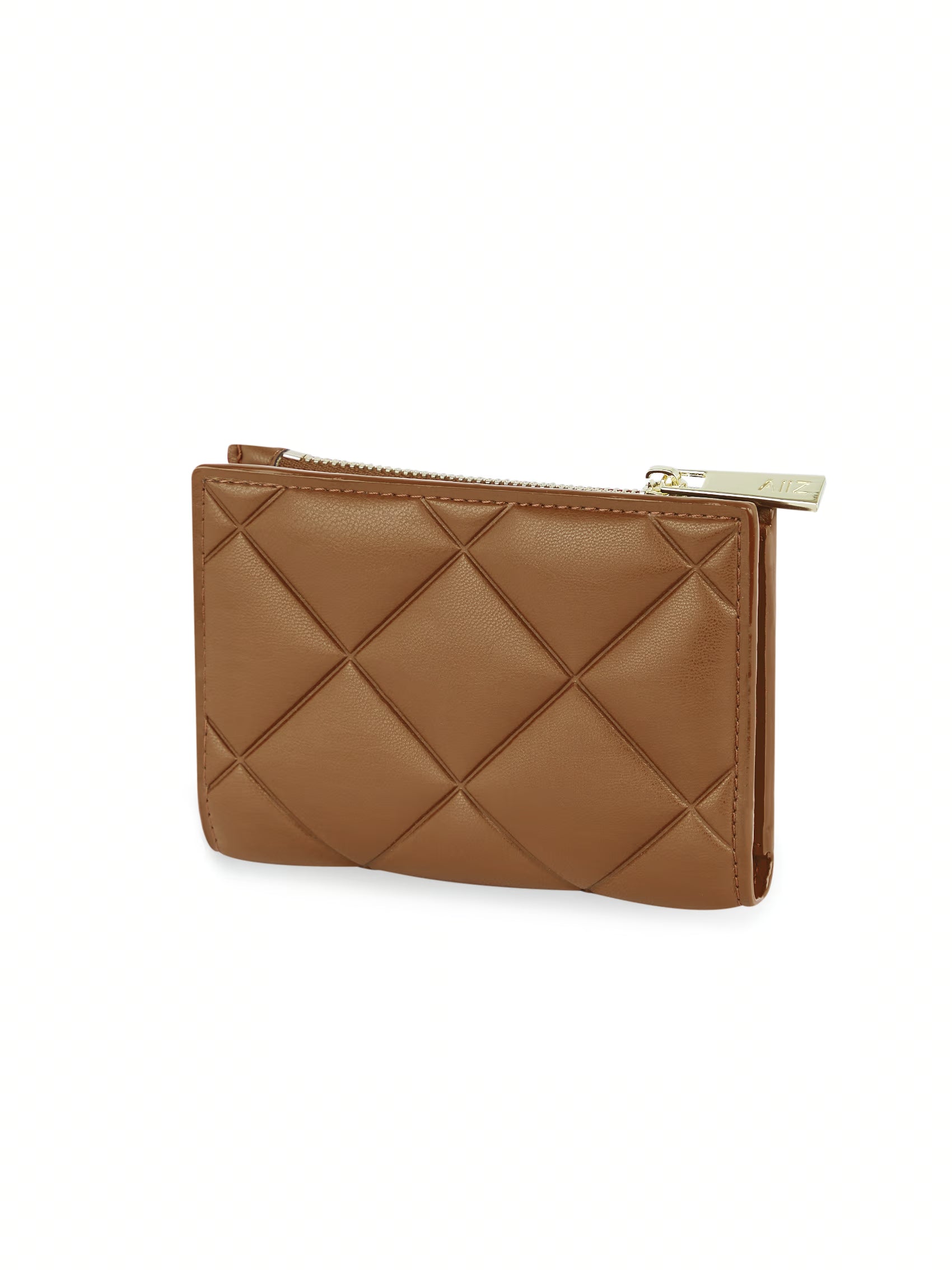 AIIZ Women's Short Wallet (Brown / FS)