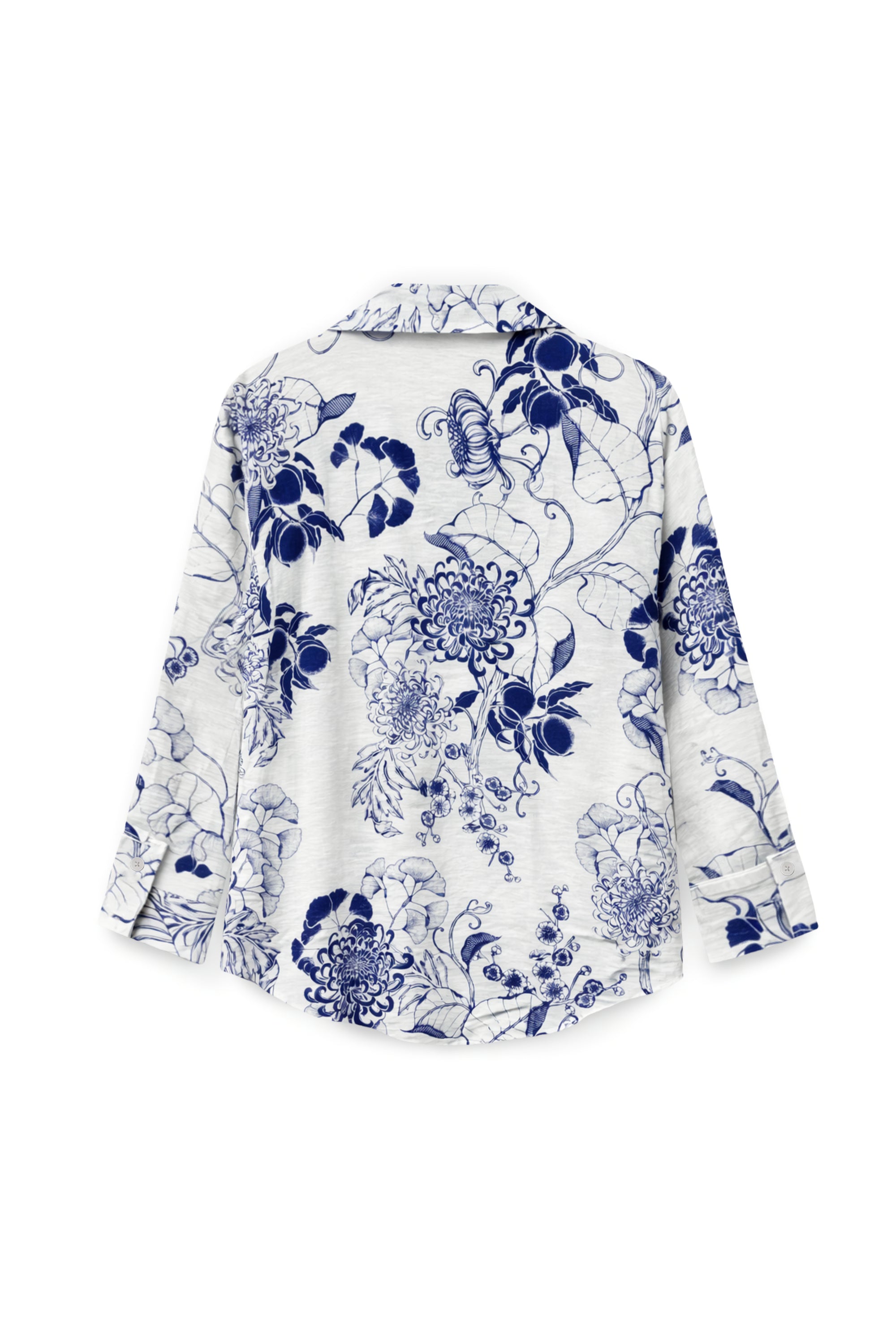 AIIZ Women's Wild West Gardens Printed Long Sleeve Shirt