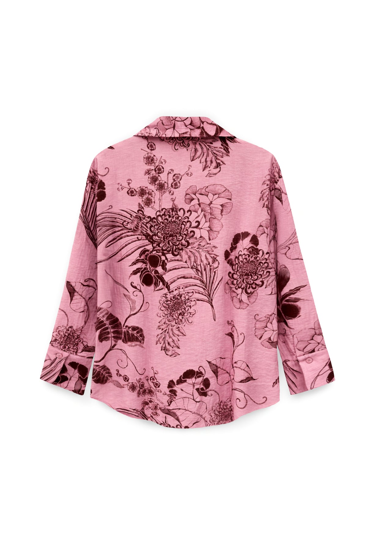 AIIZ Women's Wild West Gardens Printed Long Sleeve Shirt