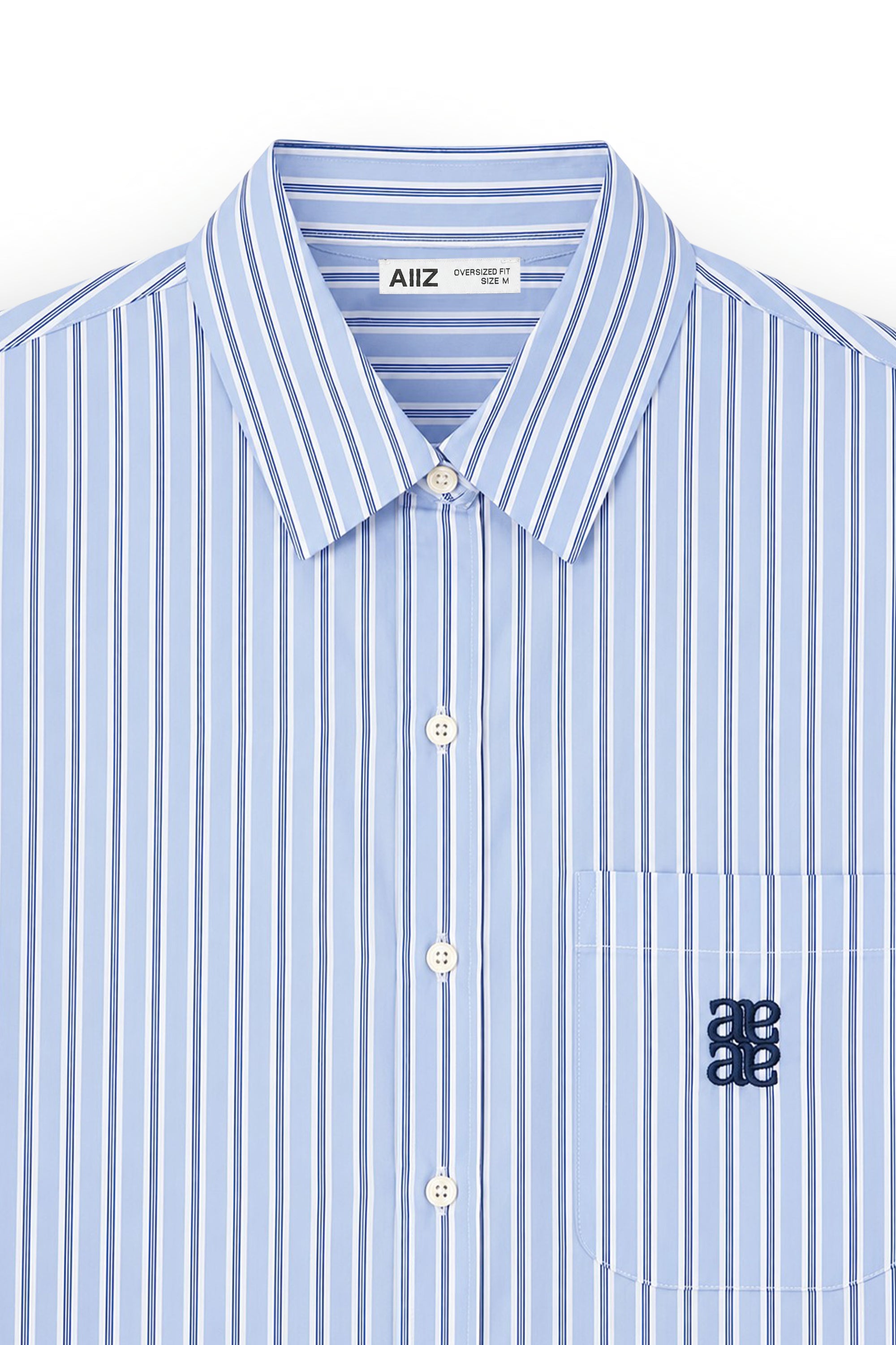 AIIZ Women's Striped Long Sleeves Shirt