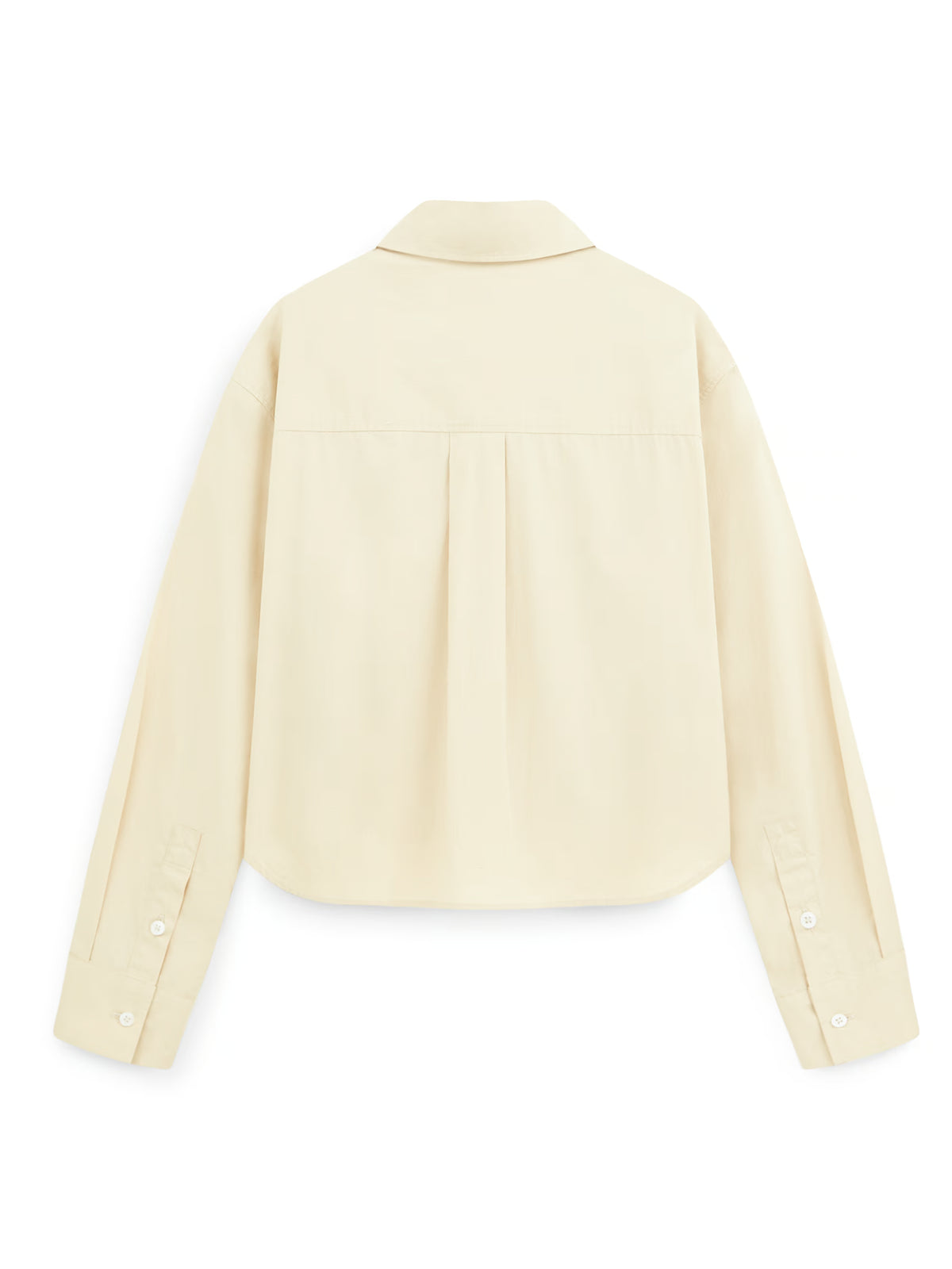 AIIZ Women's Cropped Long Sleeve Shirt