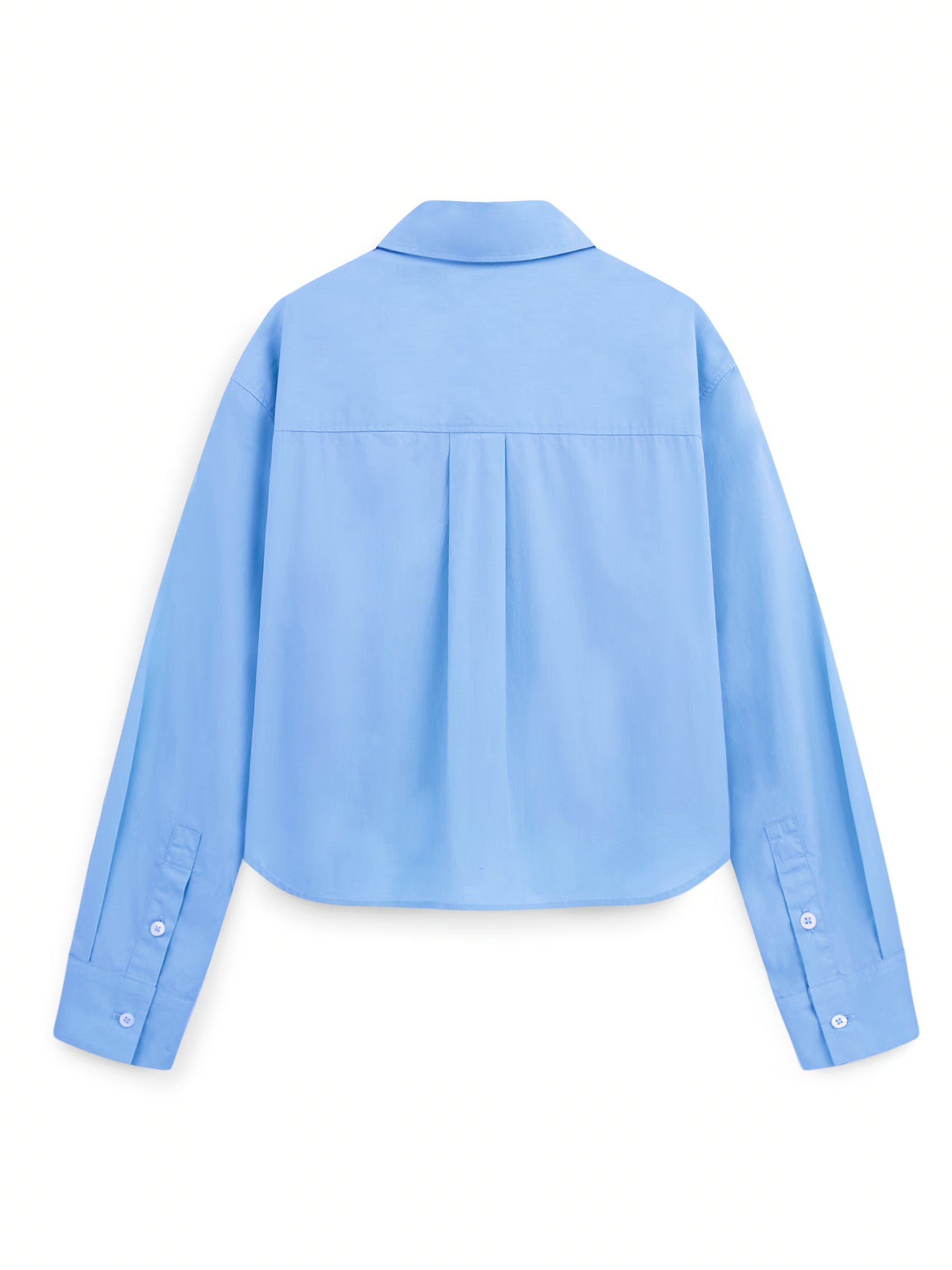 AIIZ Women's Cropped Long Sleeve Shirt