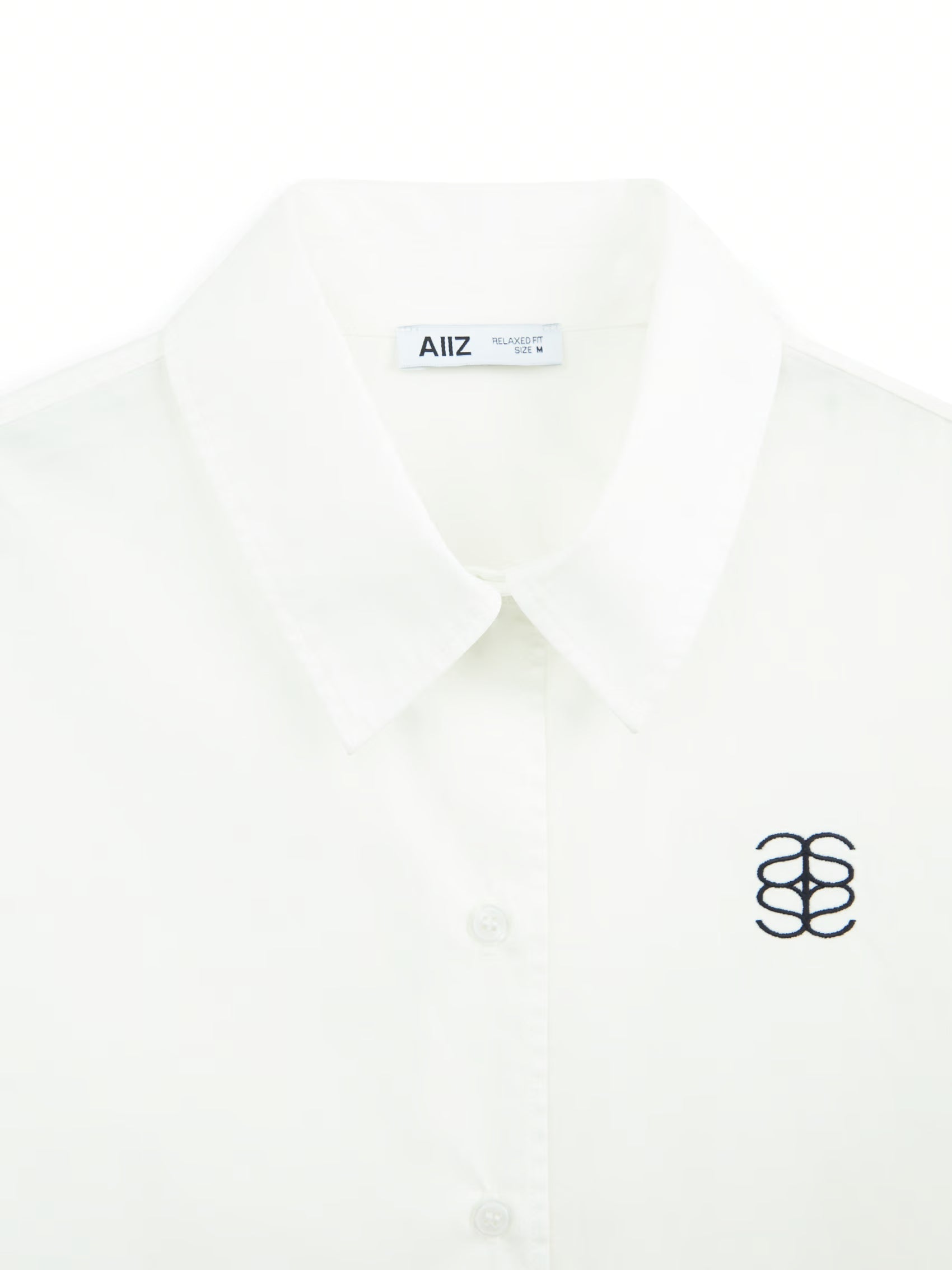 AIIZ Women's Cropped Long Sleeve Shirt