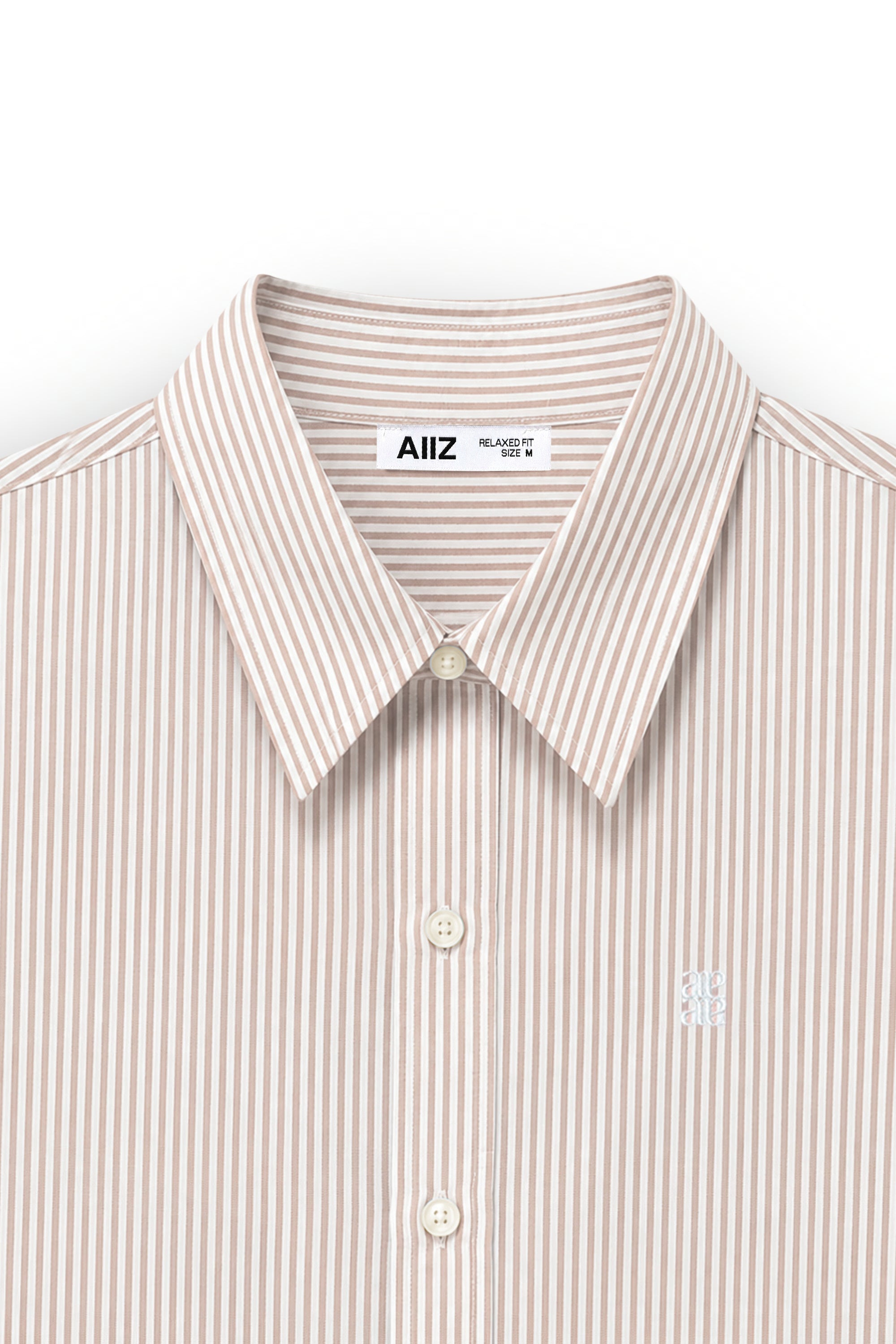 IIZ Women's Striped Crop Long Sleeves Shirt