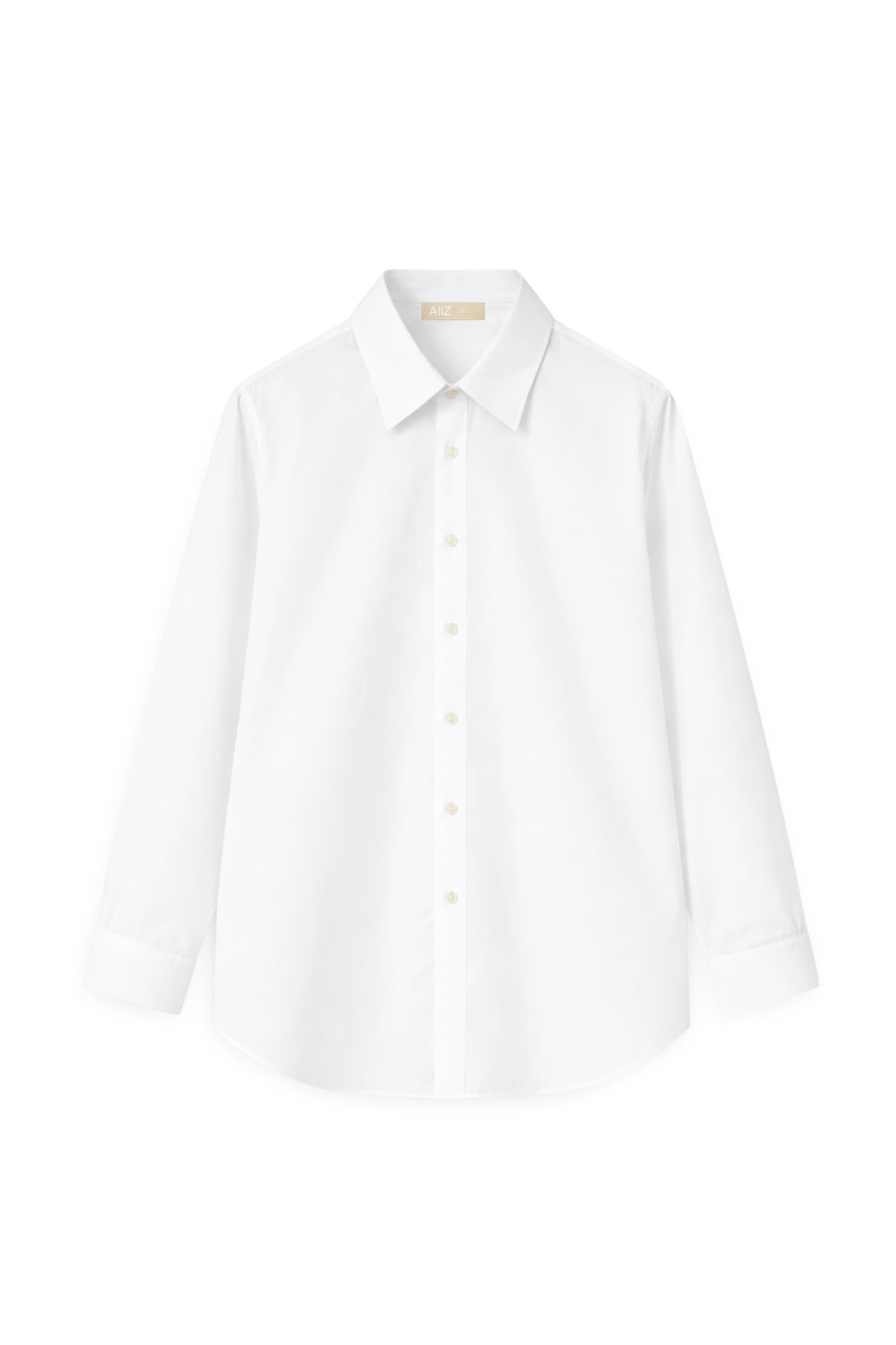 AIIZ Women's Long Sleeve Shirt (White / S)