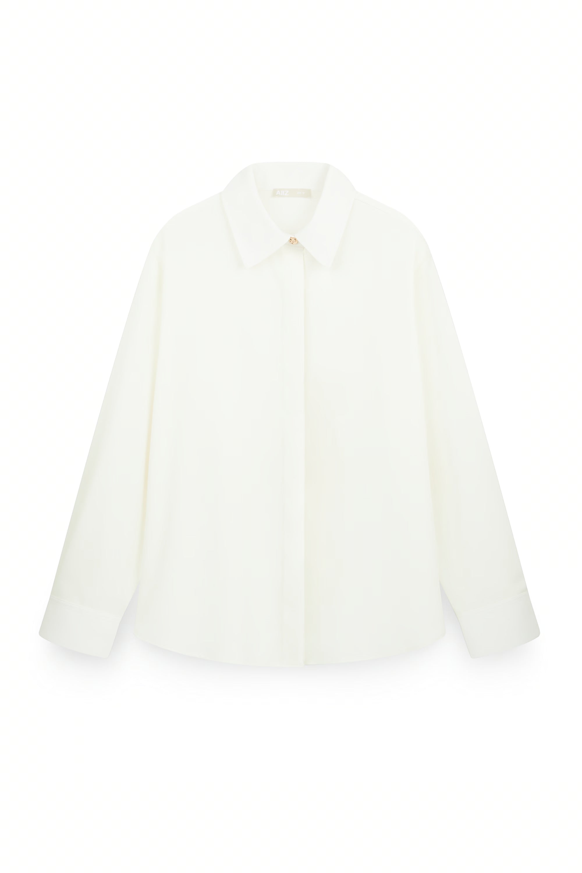 AIIZ Women's Long Sleeve Shirt (Cream / S)