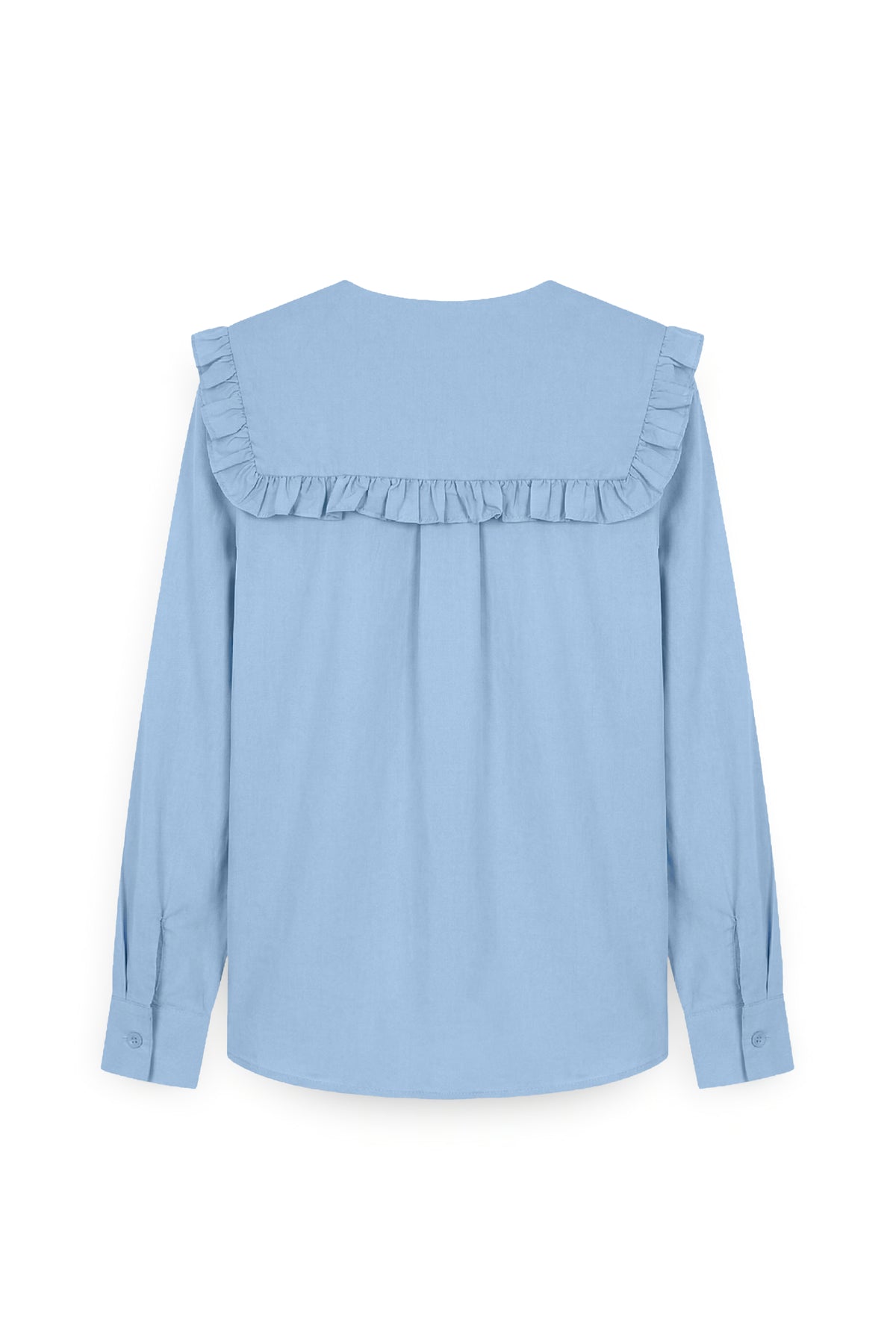 AIIZ Women's Embroidered Peter Pan Collar Blouse