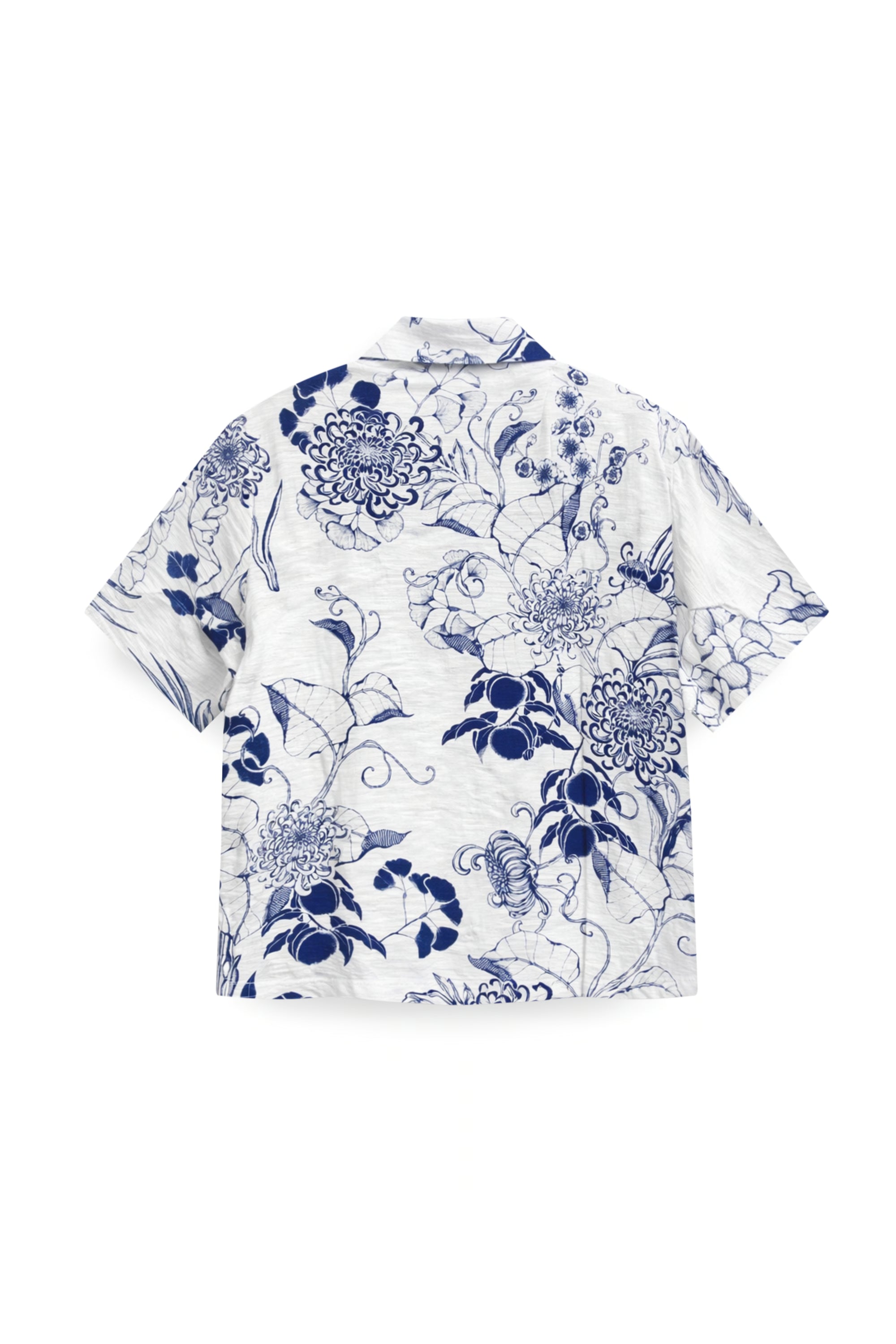 AIIZ Women's Wild West Gardens Printed Short Sleeve Shirt