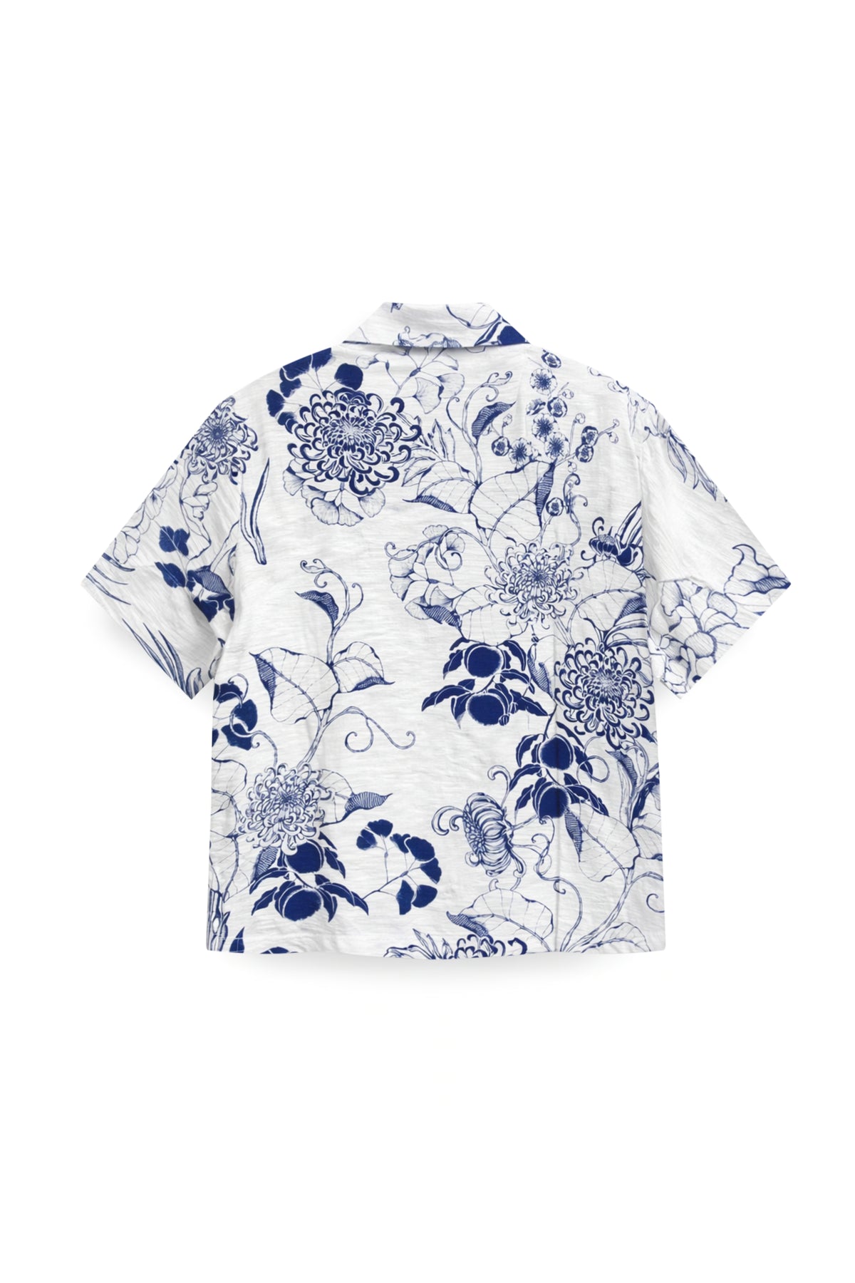 AIIZ Women's Wild West Gardens Printed Short Sleeve Shirt