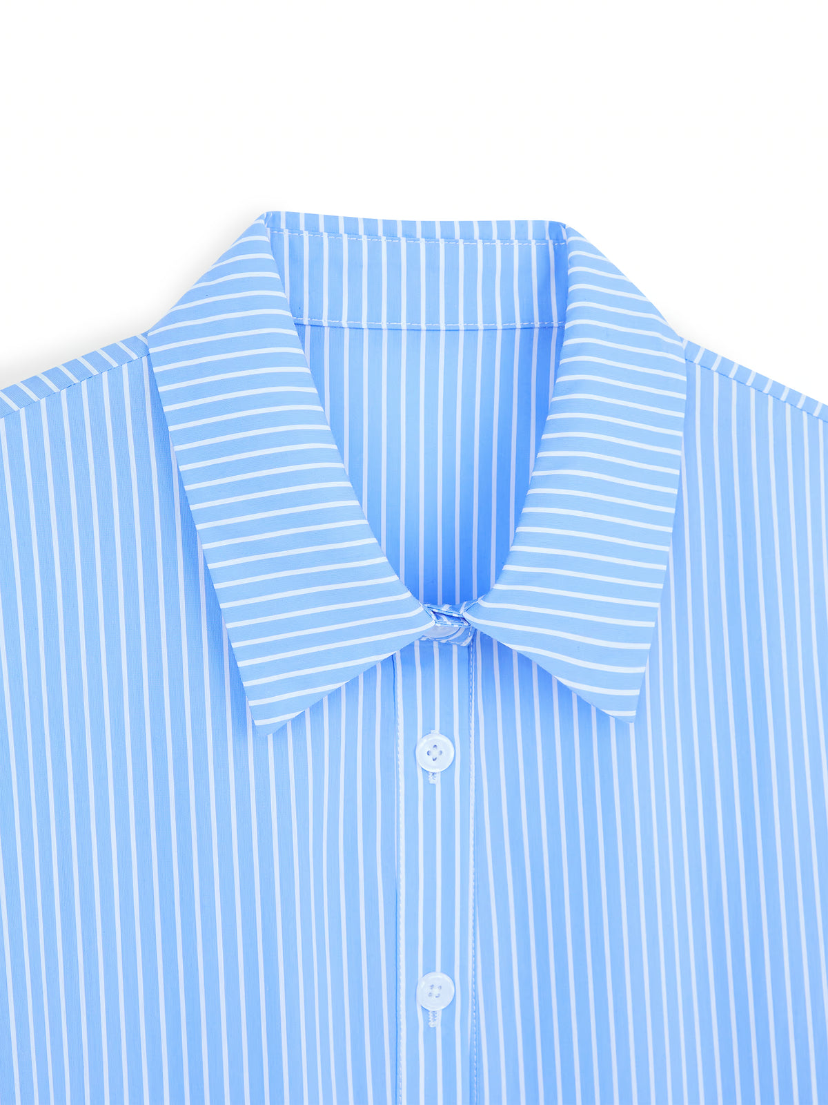 AIIZ Women's Striped Short Sleeve Shirt