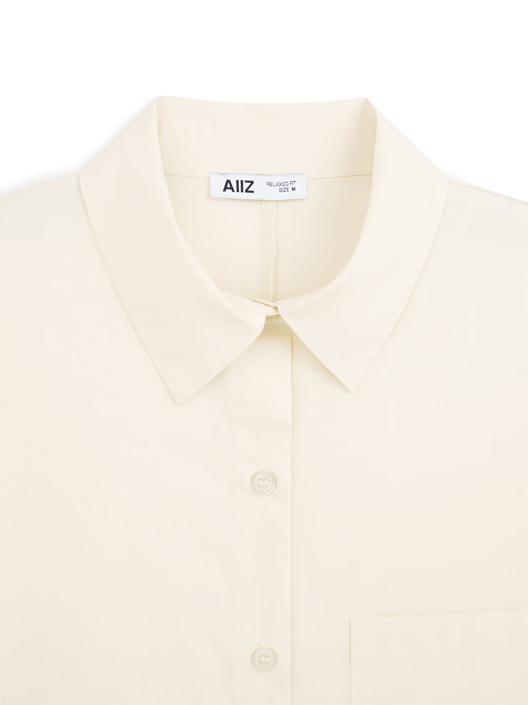 AIIZ Women's Pocket Boxy Short Sleeve Shirt