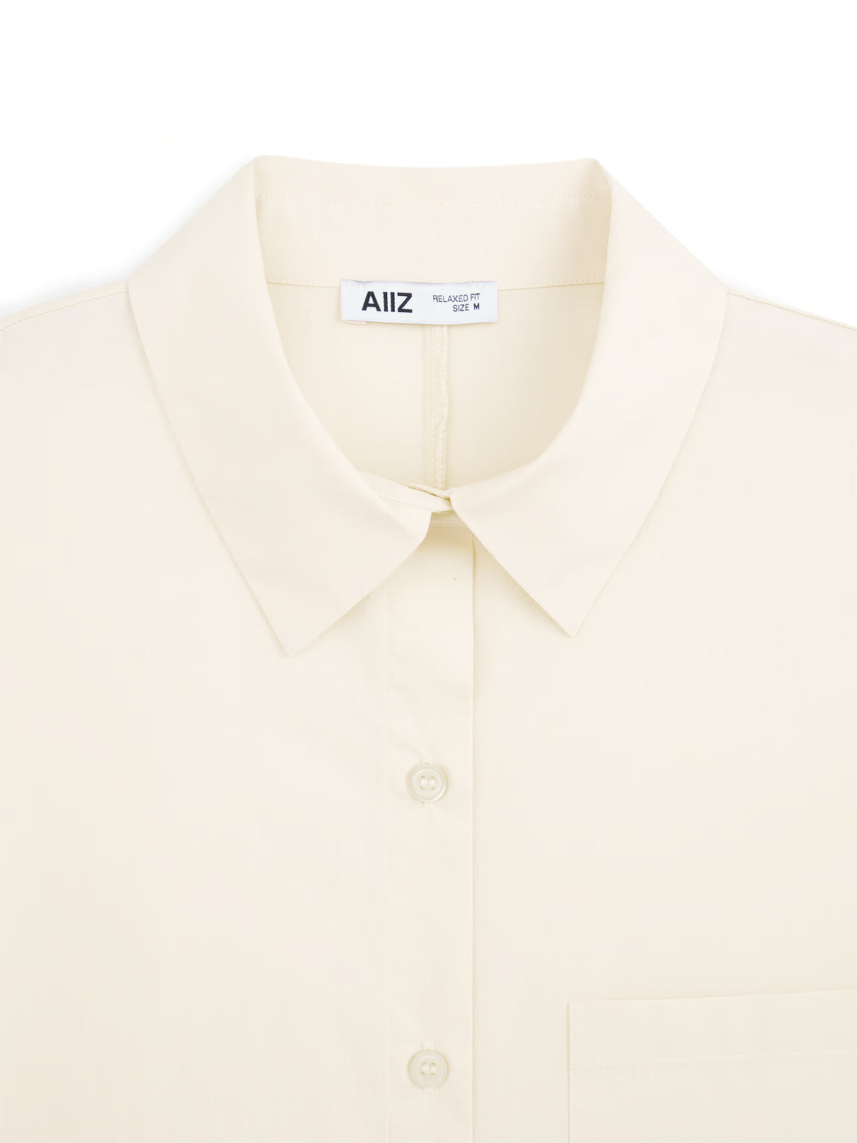 AIIZ Women's Pocket Boxy Short Sleeve Shirt