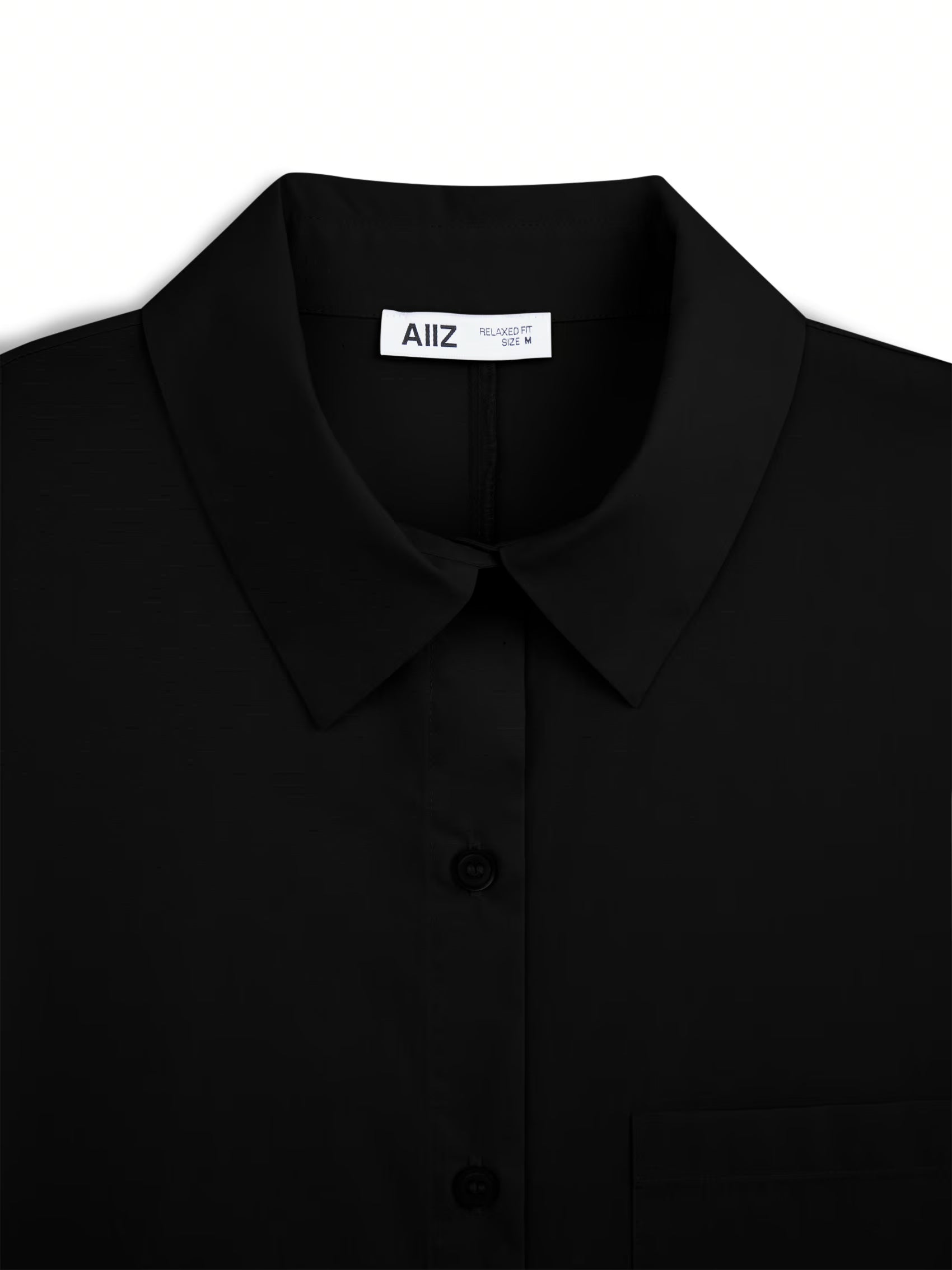 AIIZ Women's Pocket Boxy Short Sleeve Shirt