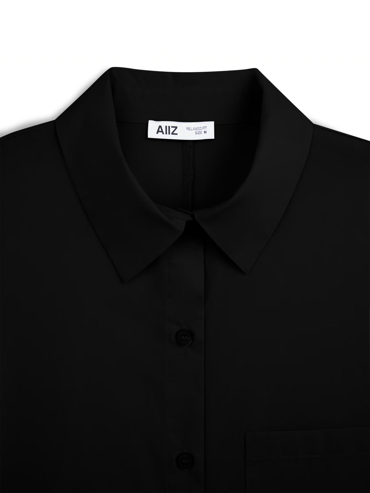 AIIZ Women's Pocket Boxy Short Sleeve Shirt