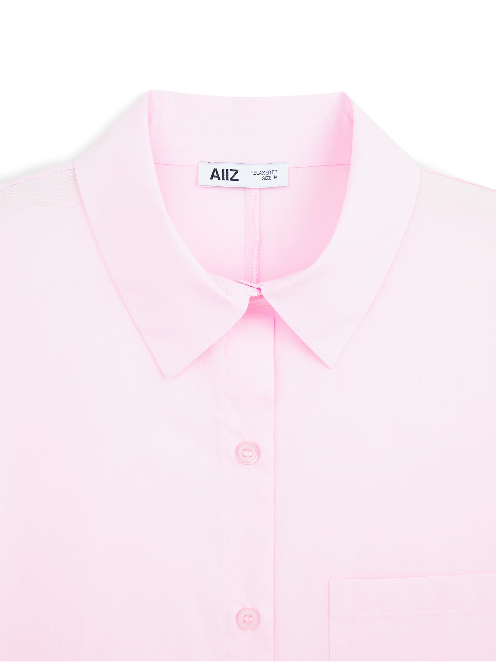 AIIZ Women's Pocket Boxy Short Sleeve Shirt