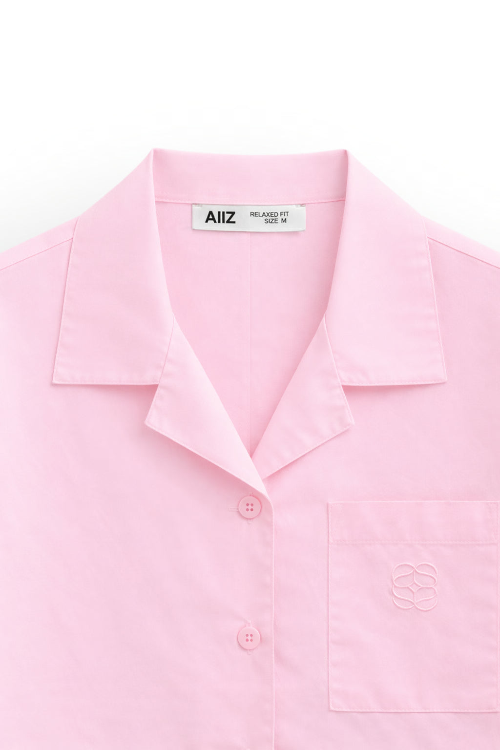 AIIZ Women's Boxy Short Sleeve Shirt