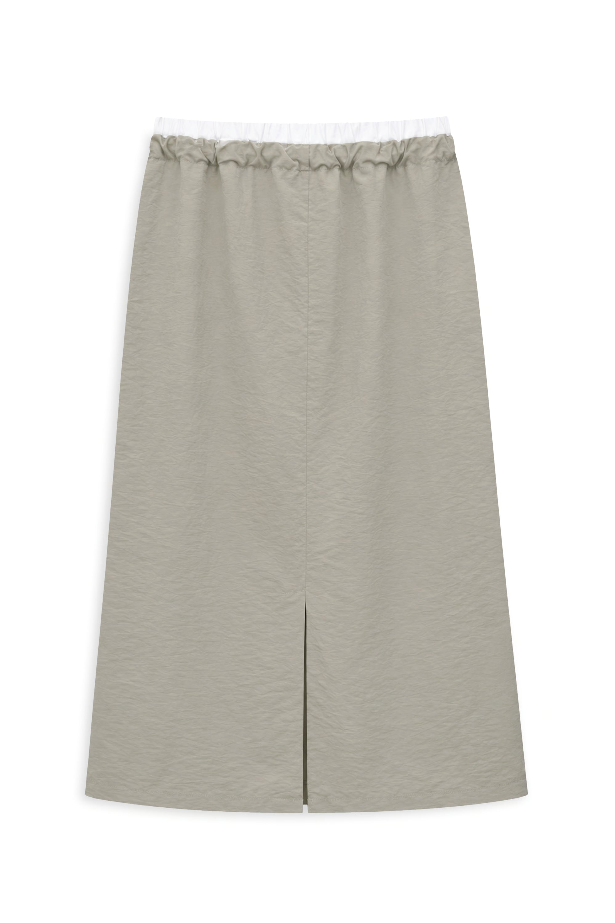 AIIZ Women's Nylon Midi Skirt