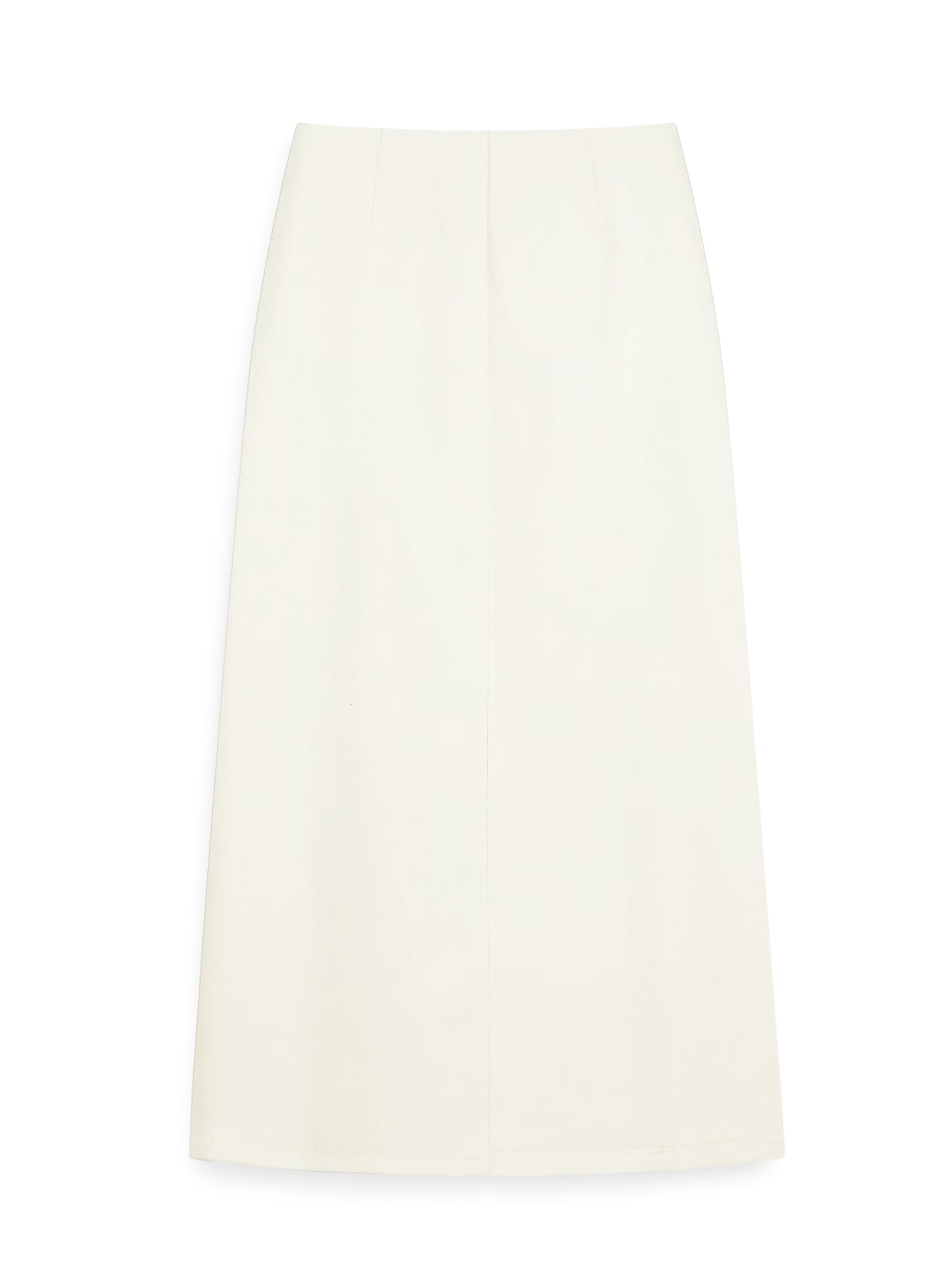 AIIZ Women's Denim Midi Skirt