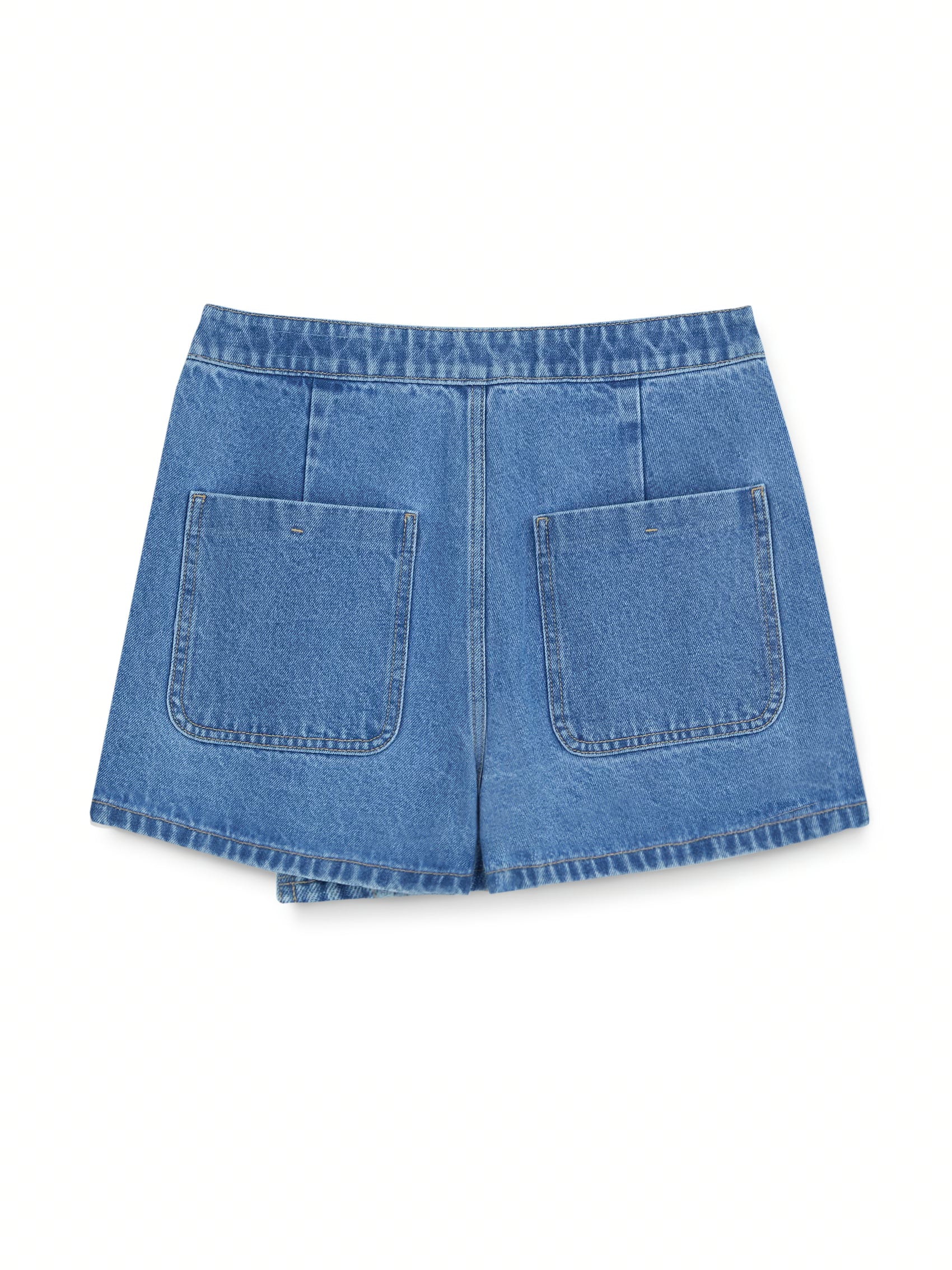 AIIZ Women's Wrapover Denim Skort