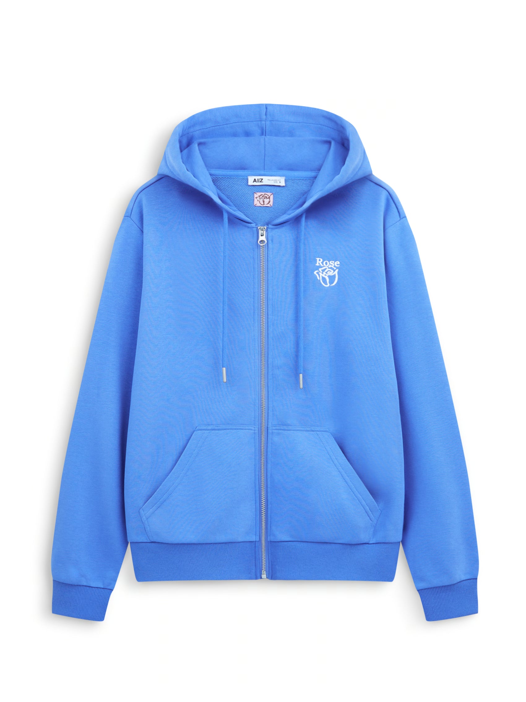 AIIZ Women's Soft French terry Zipper Hoodie
