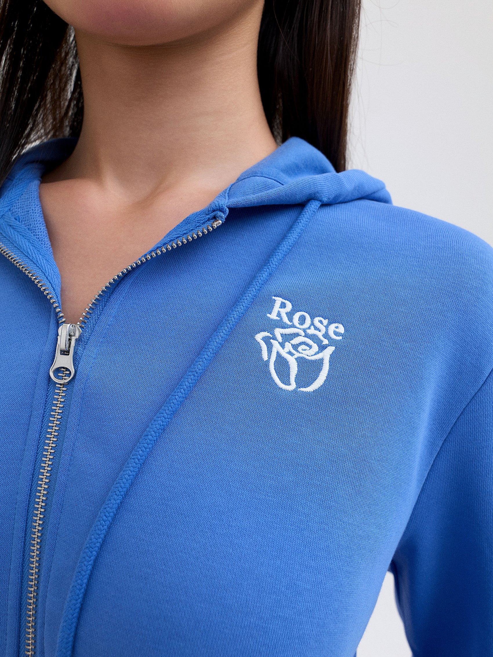 AIIZ Women's Soft French terry Zipper Hoodie