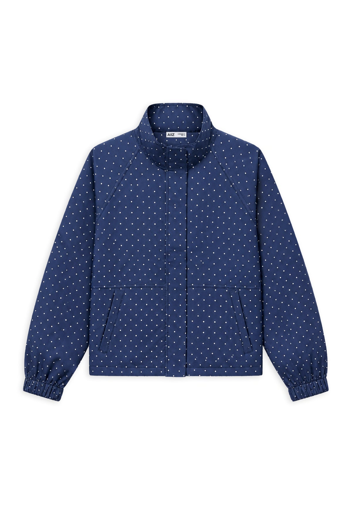 AIIZ Women's PolkaDot Windbreaker Jacket