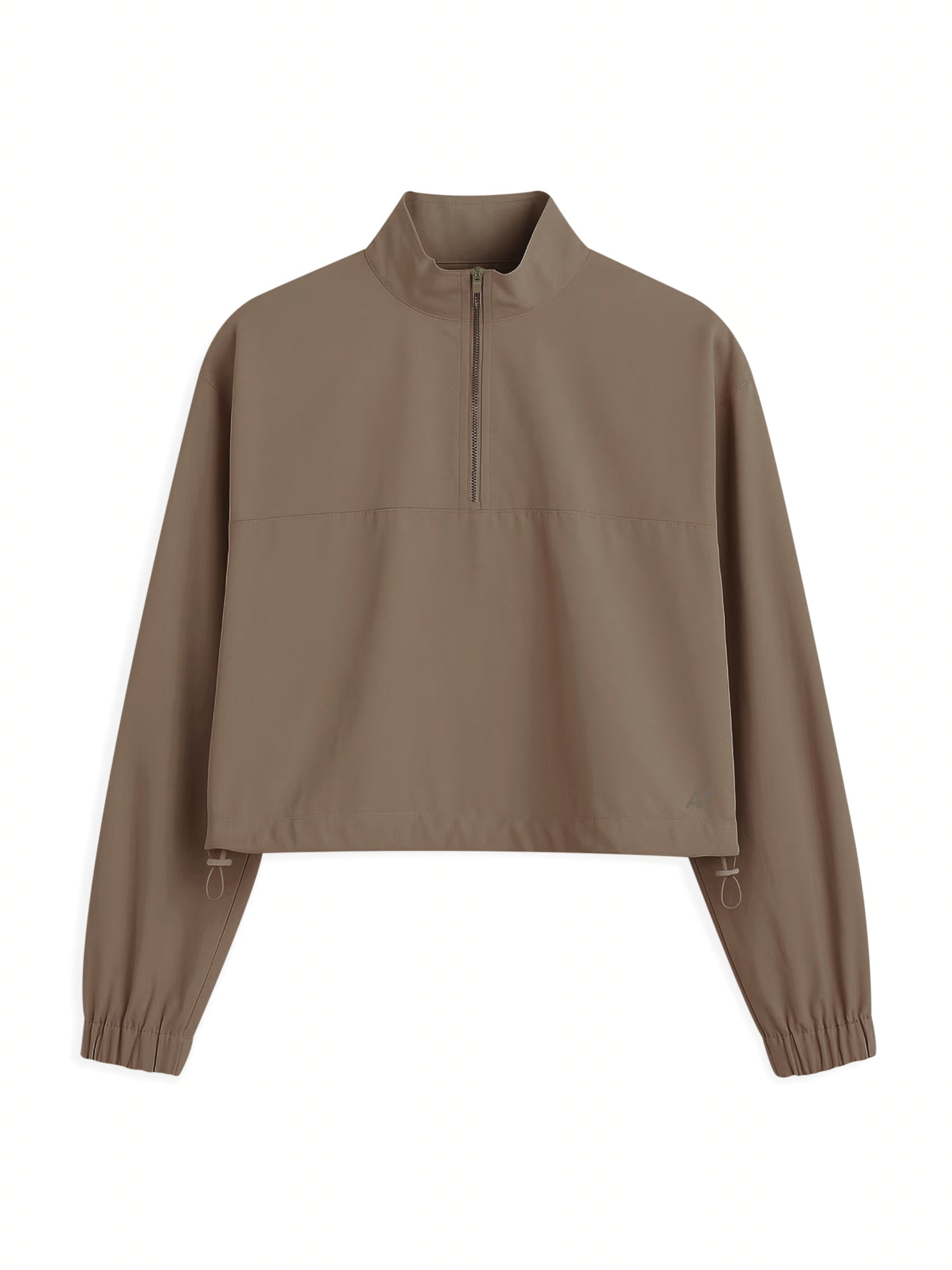 AIIZ Women's Lightweight Active Half Zip Mock Neck Jacket