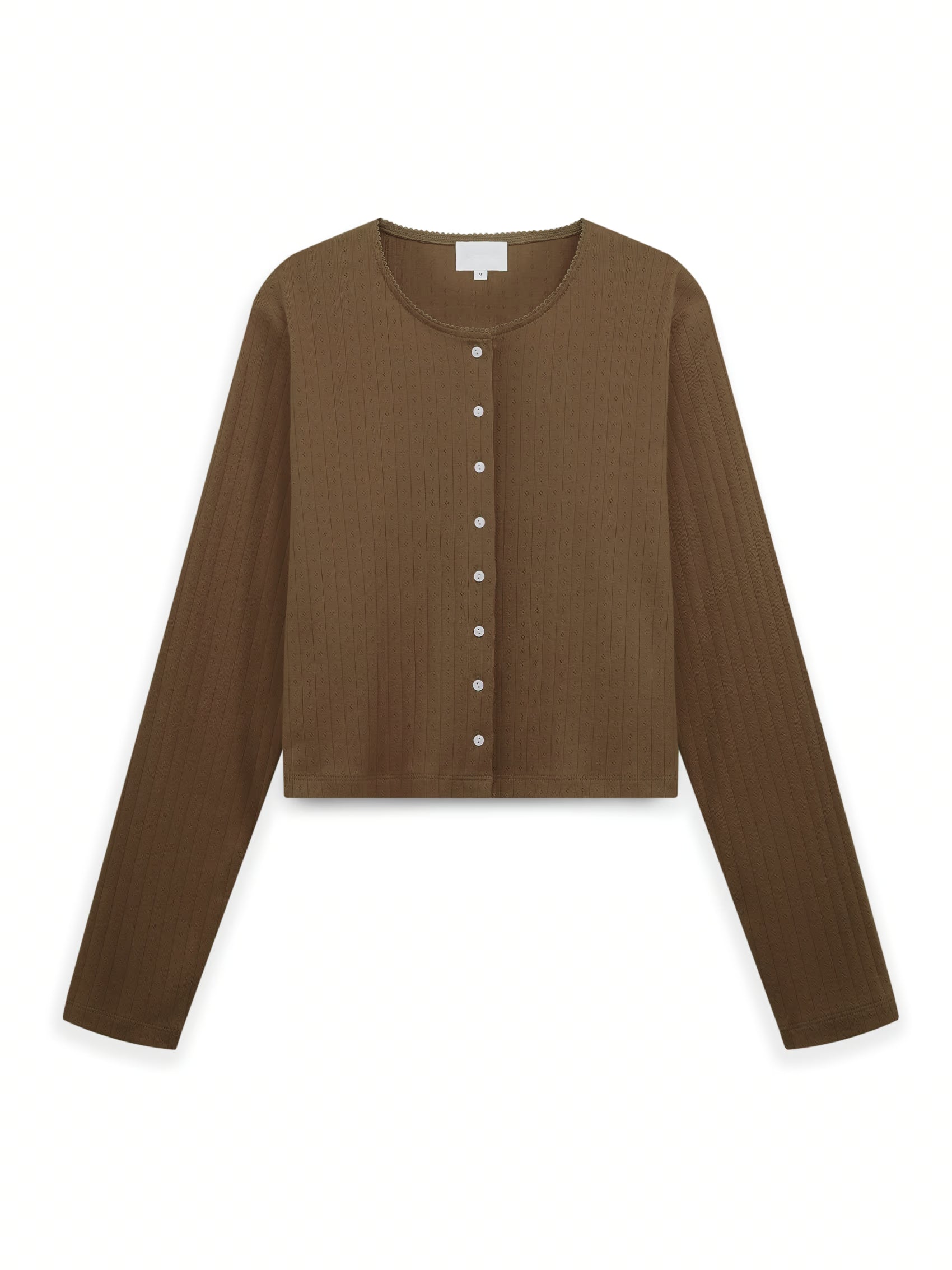 AIIZ (a.moment) Pointelle Cardigan