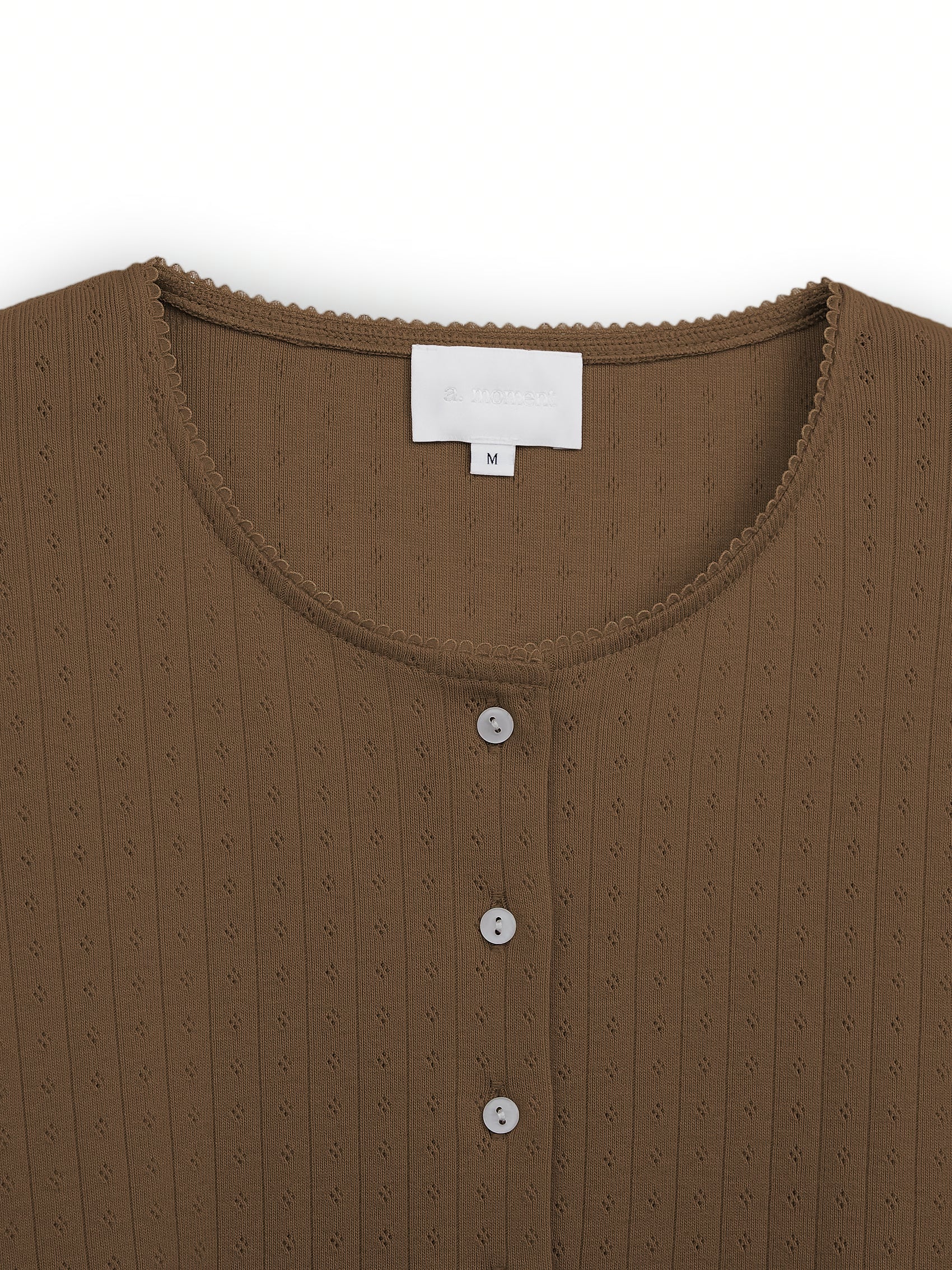 AIIZ (a.moment) Pointelle Cardigan