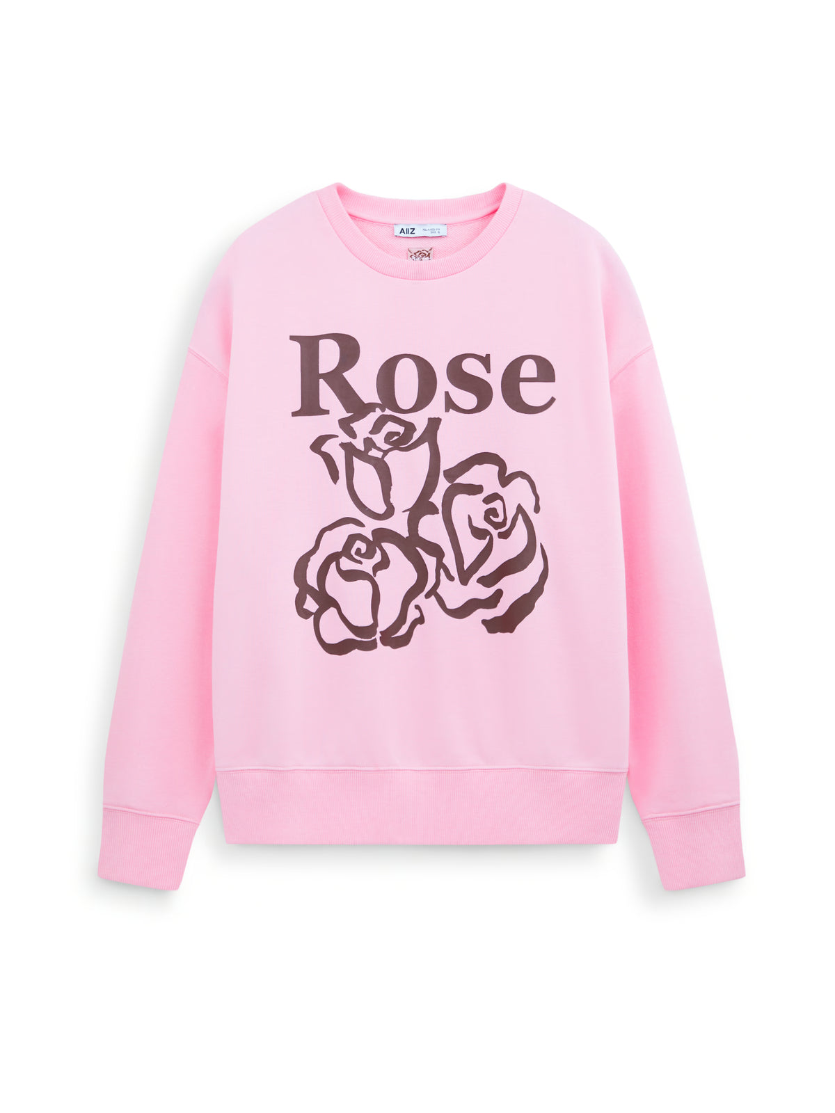 AIIZ Women's Soft French terry Sweatshirt